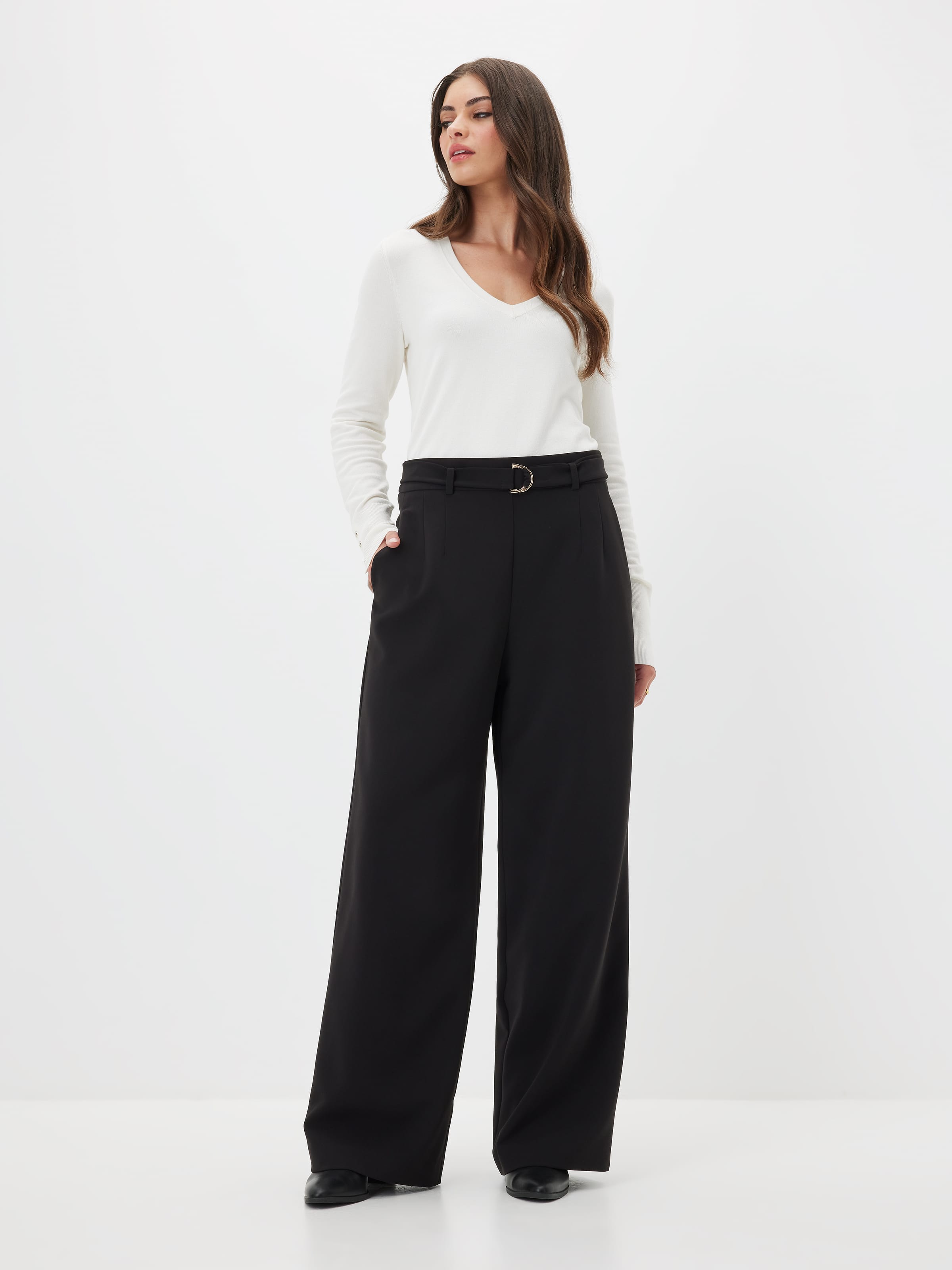 Petites Soho Wide Leg Pant