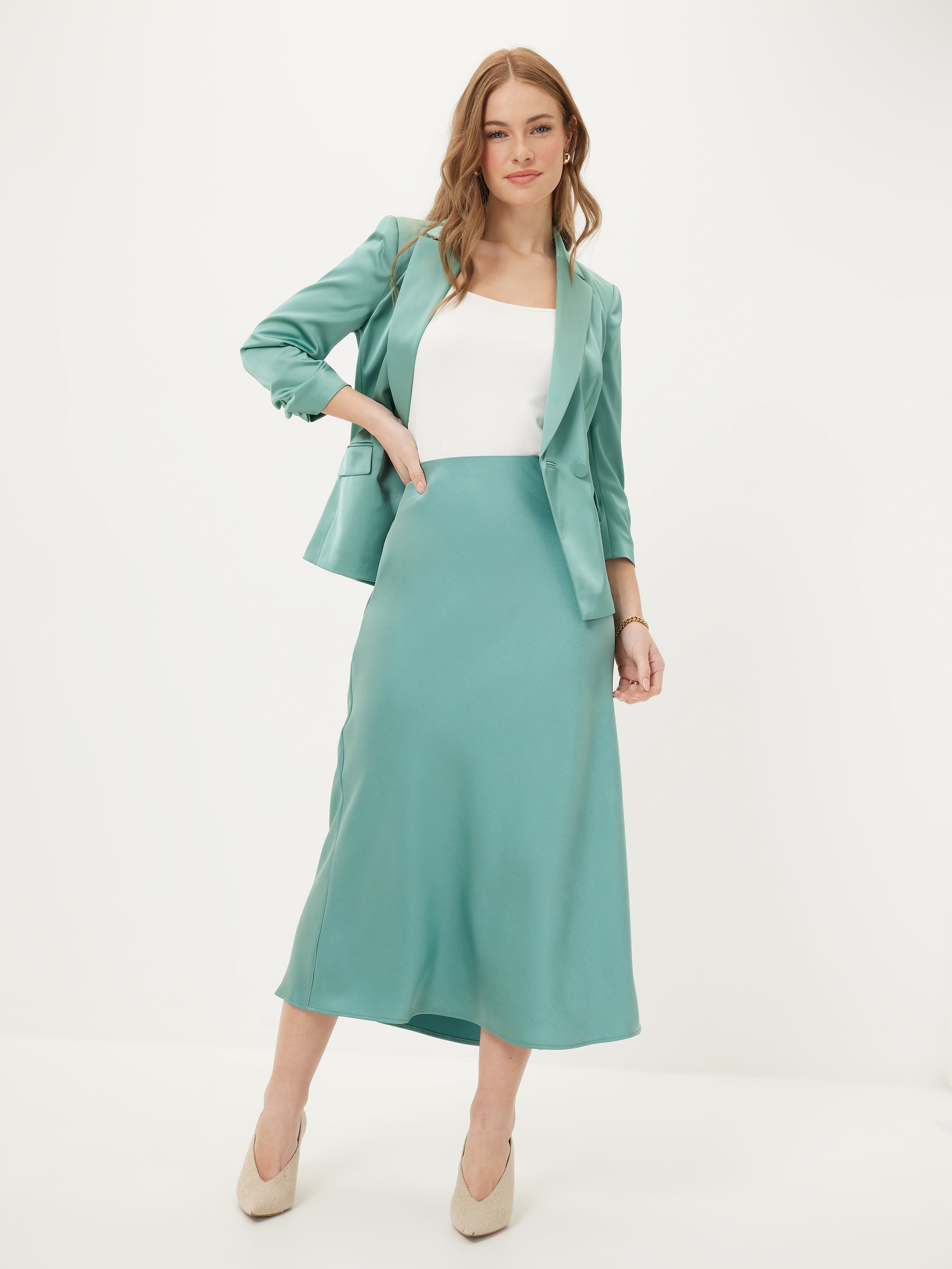 Endless Love Satin Slip Skirt