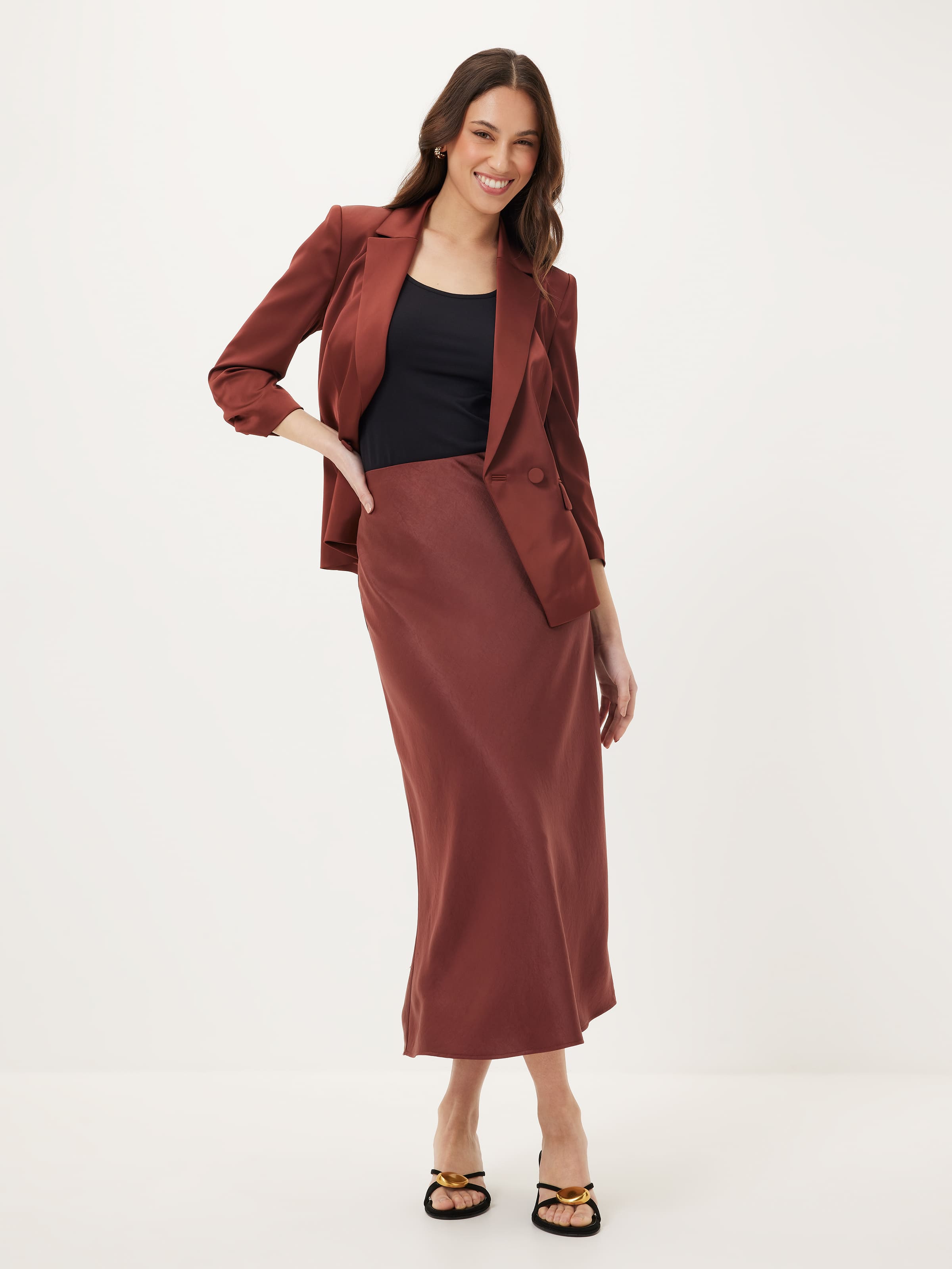 Endless Love Satin Slip Skirt