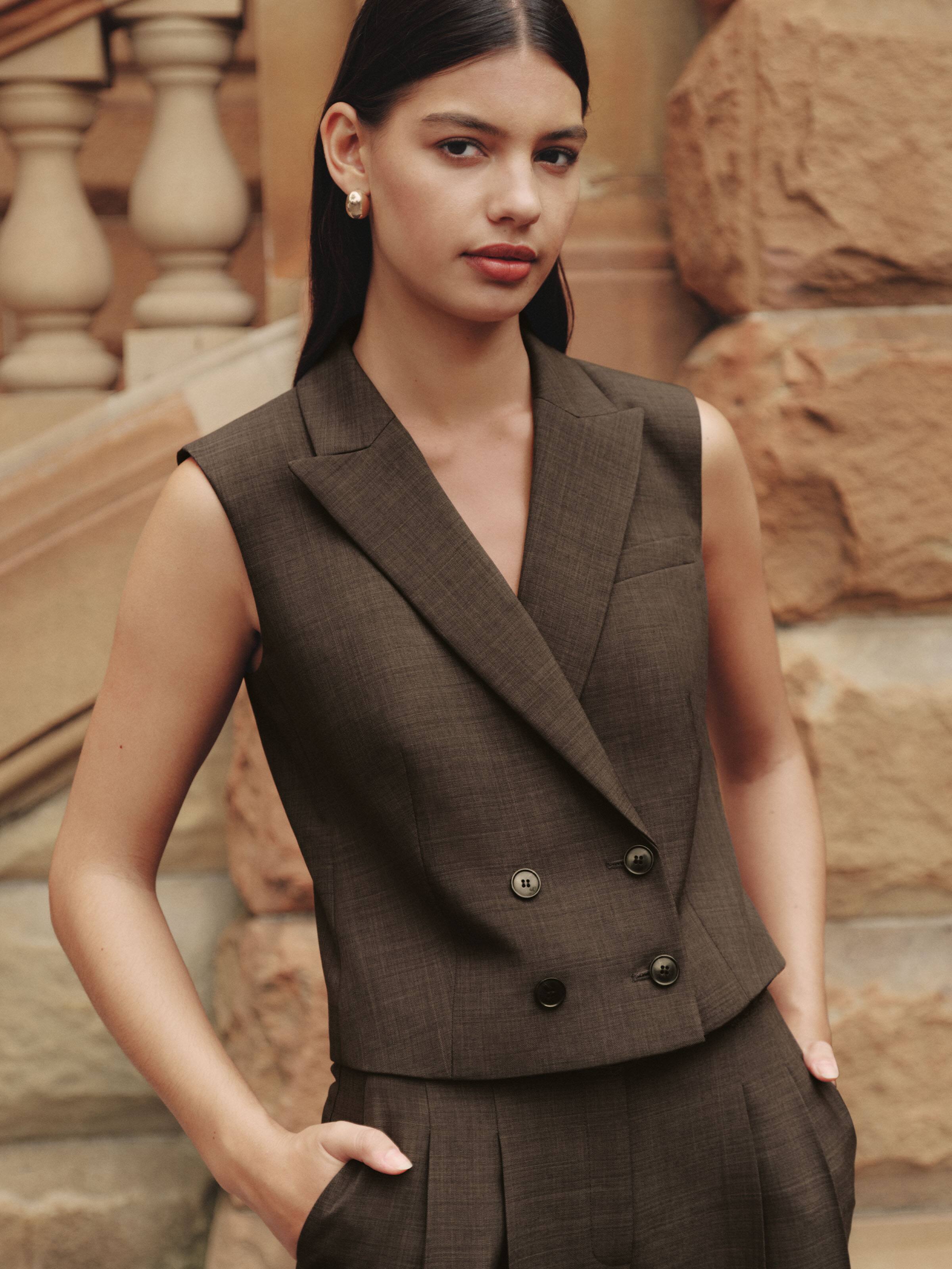 Suit Yourself Crop Vest