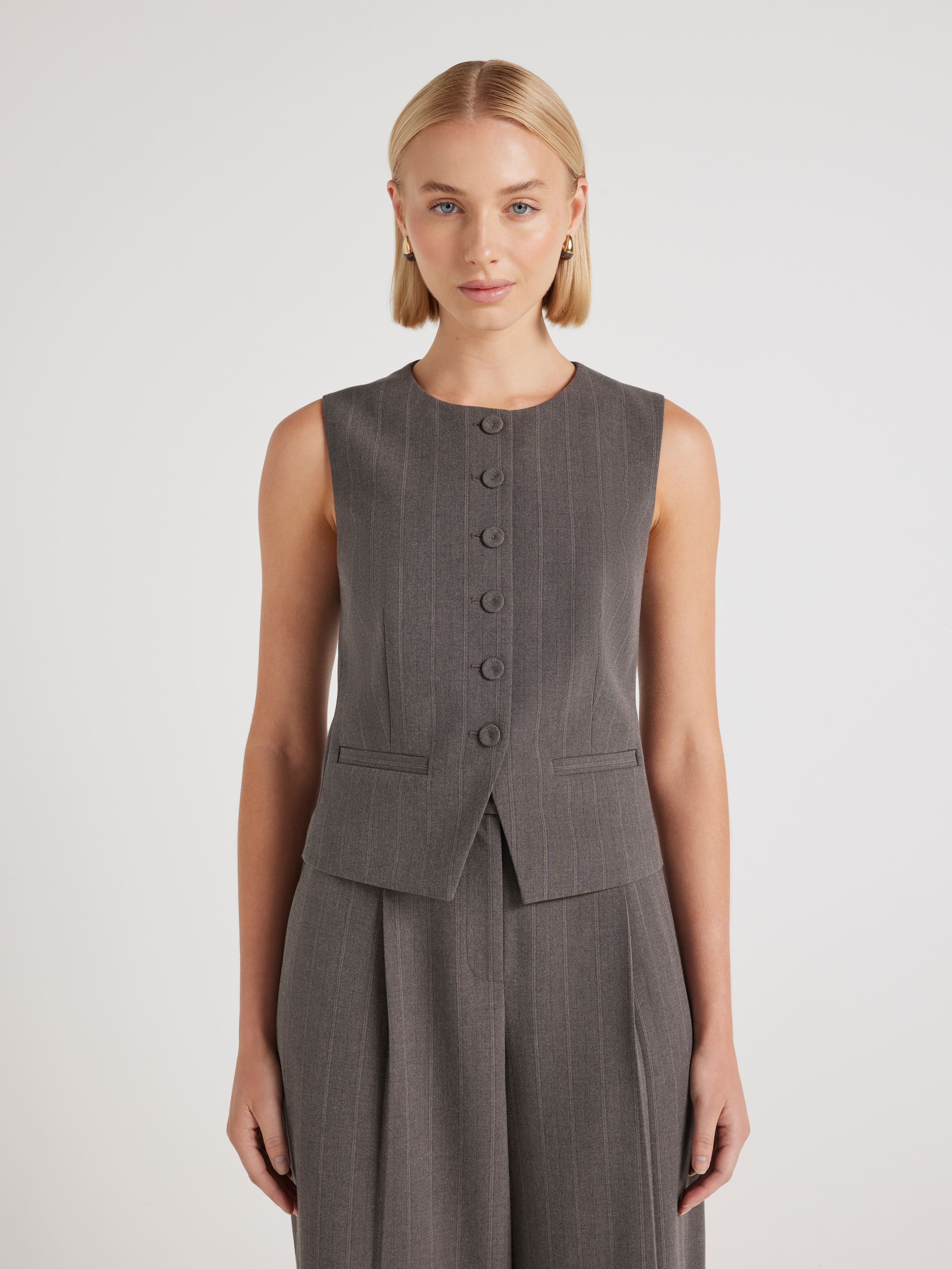 Push It Pinstripe Vest