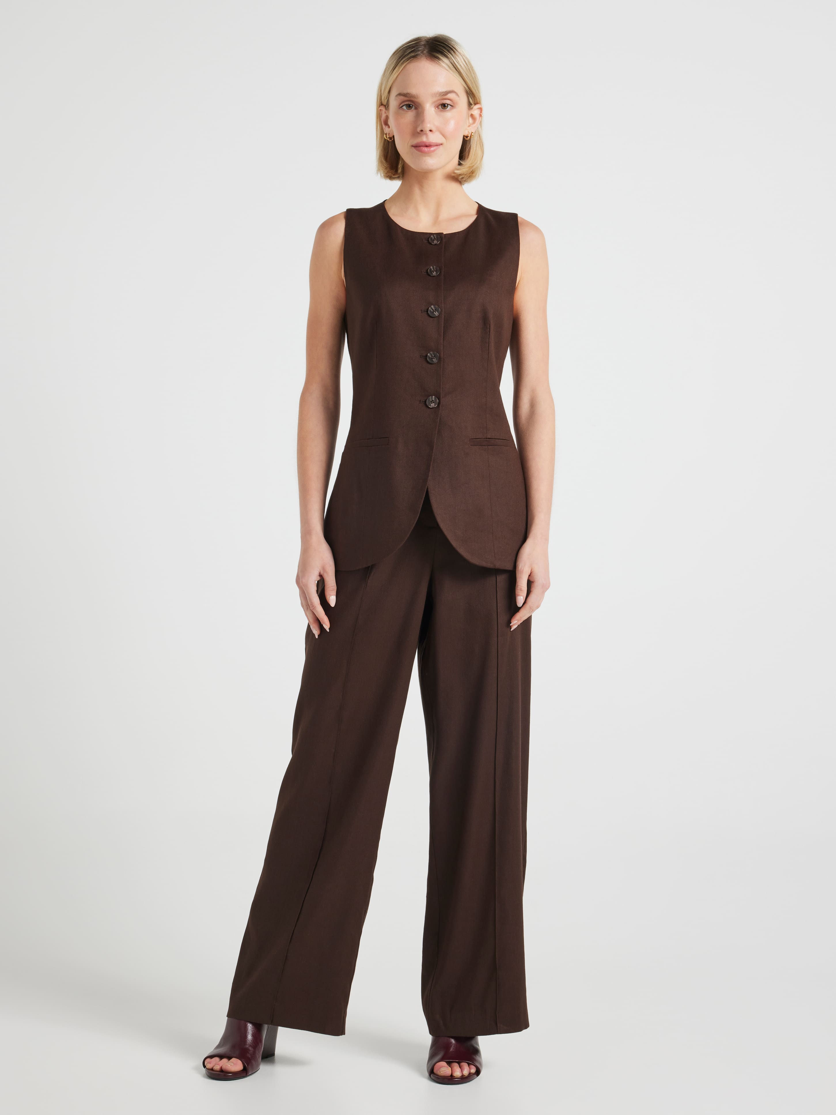 Made For Me Linen Vest