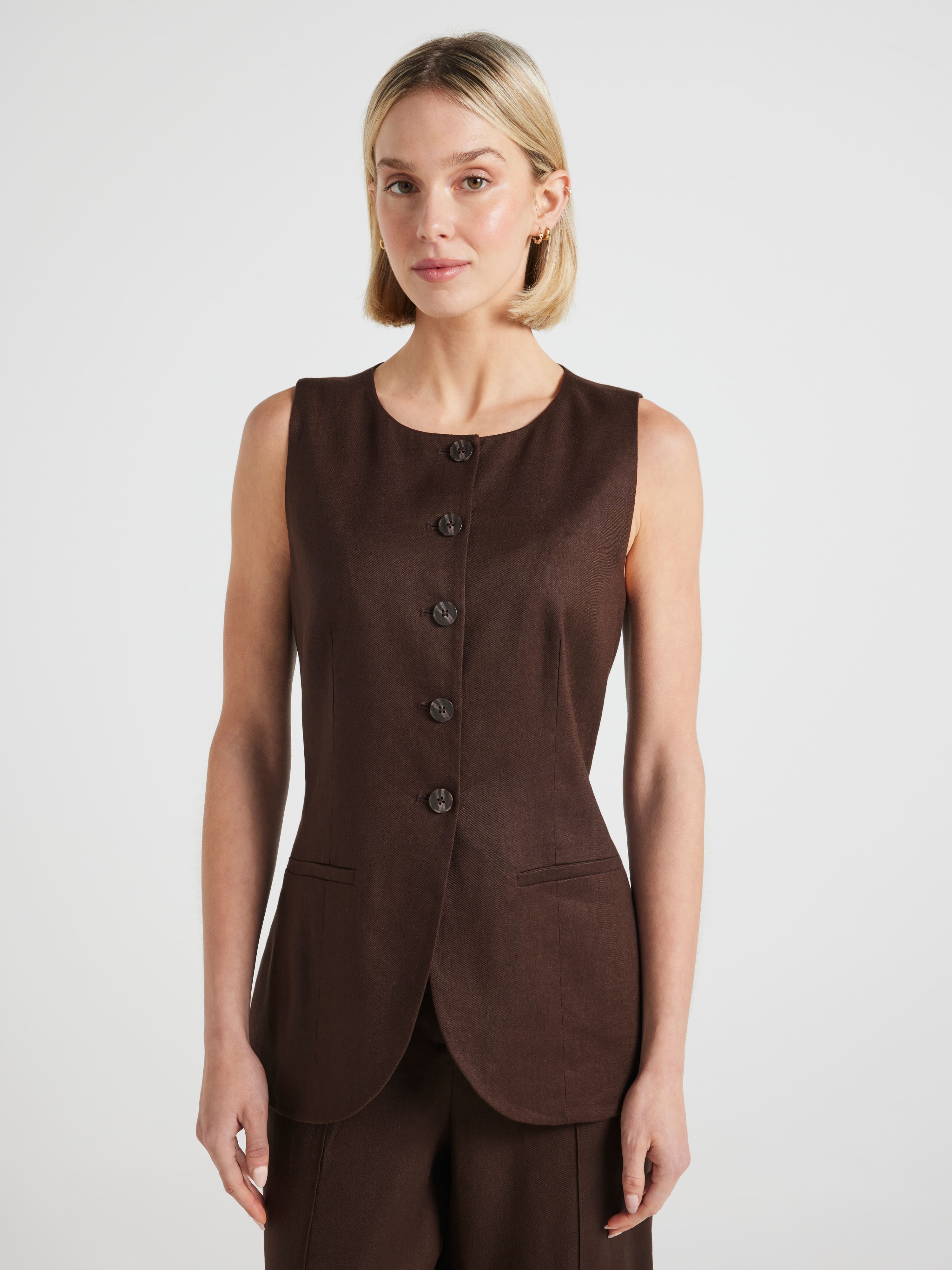 Made For Me Linen Vest