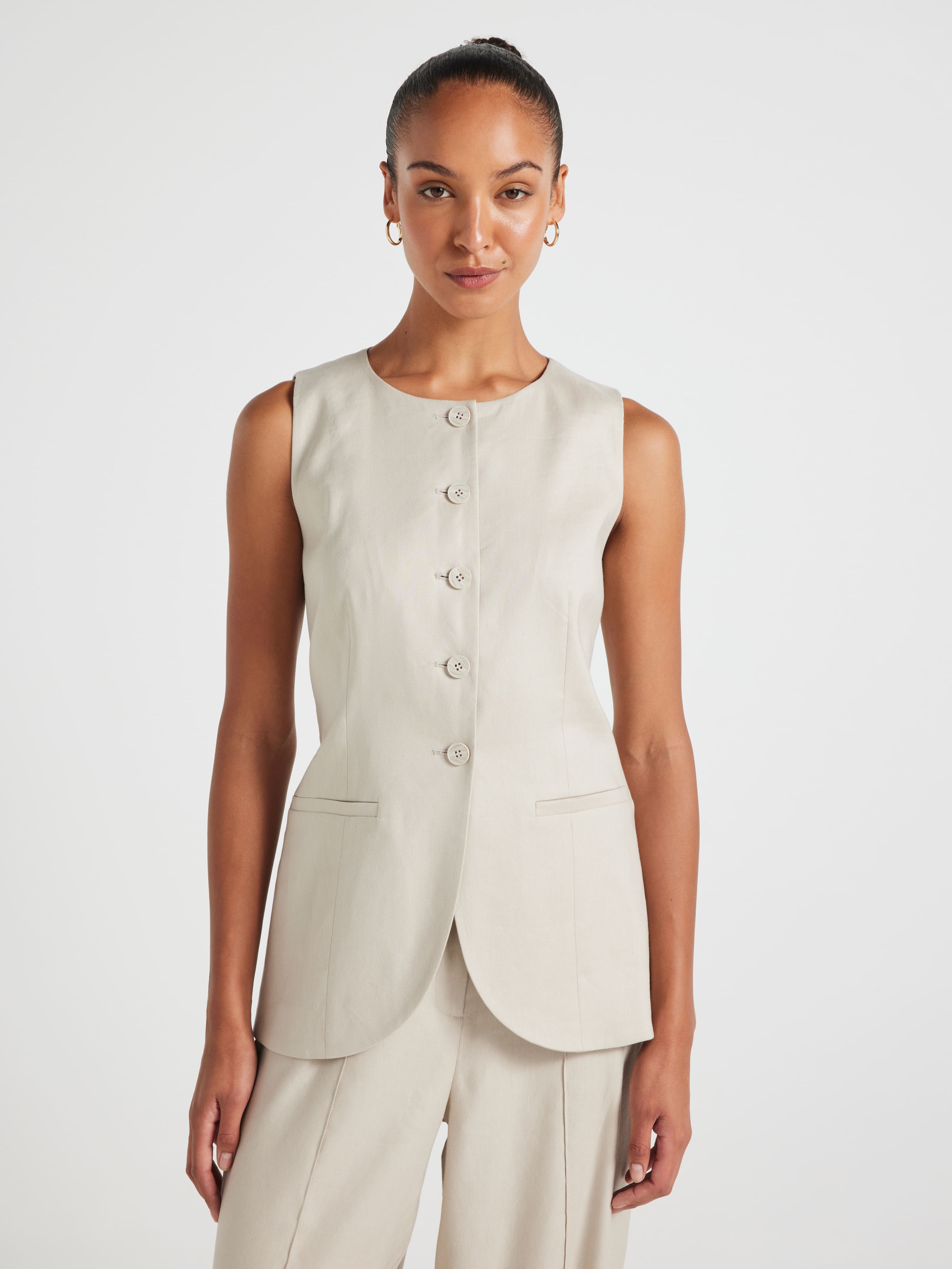Made For Me Linen Vest