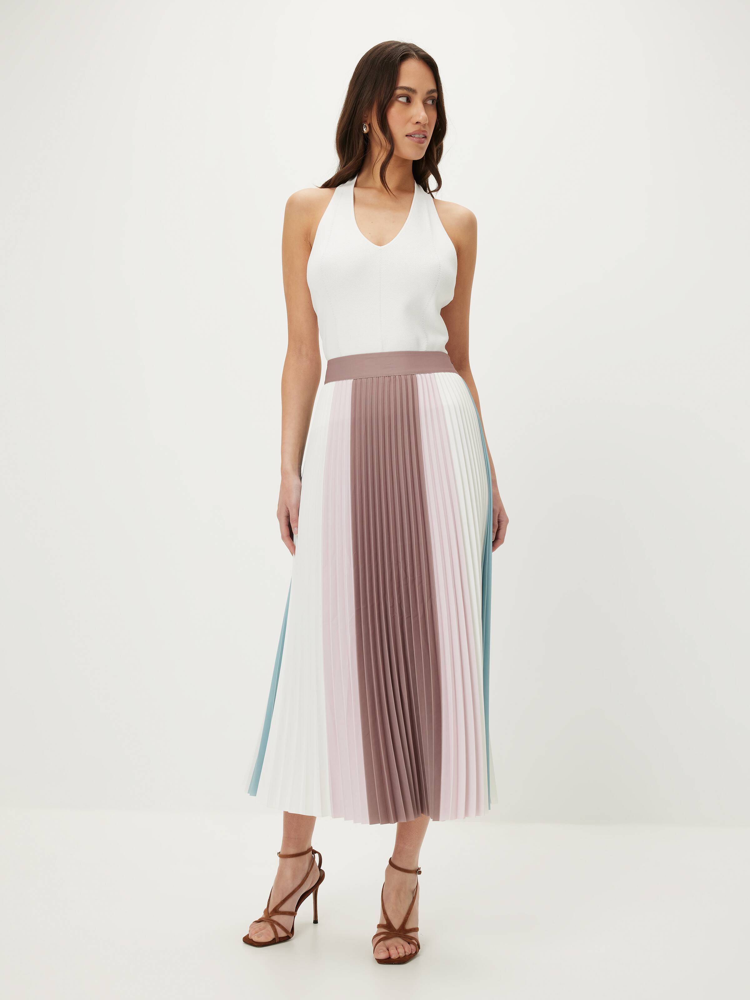 Neapolitan Pleat Skirt