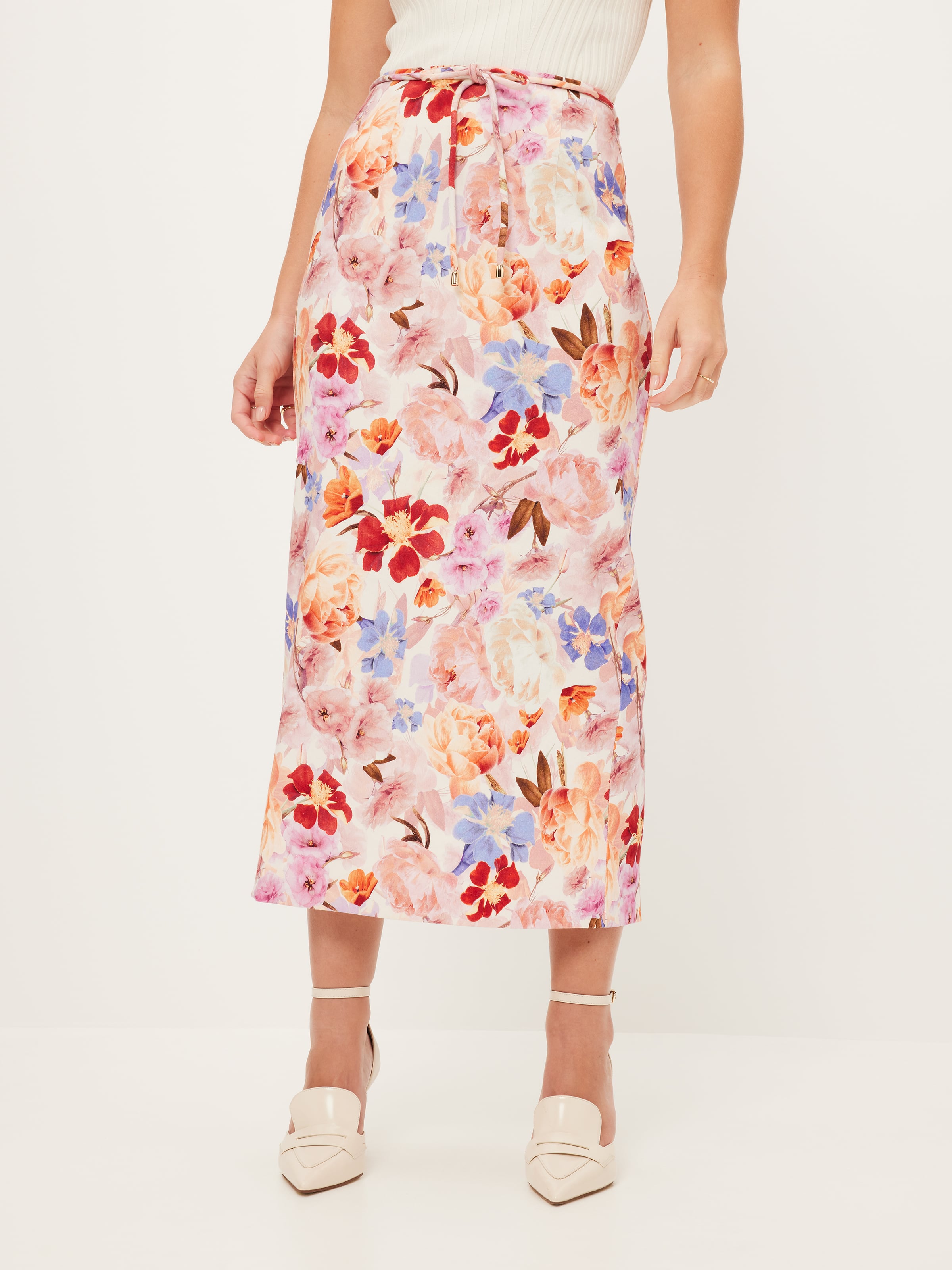 Portmans floral shop pencil skirt