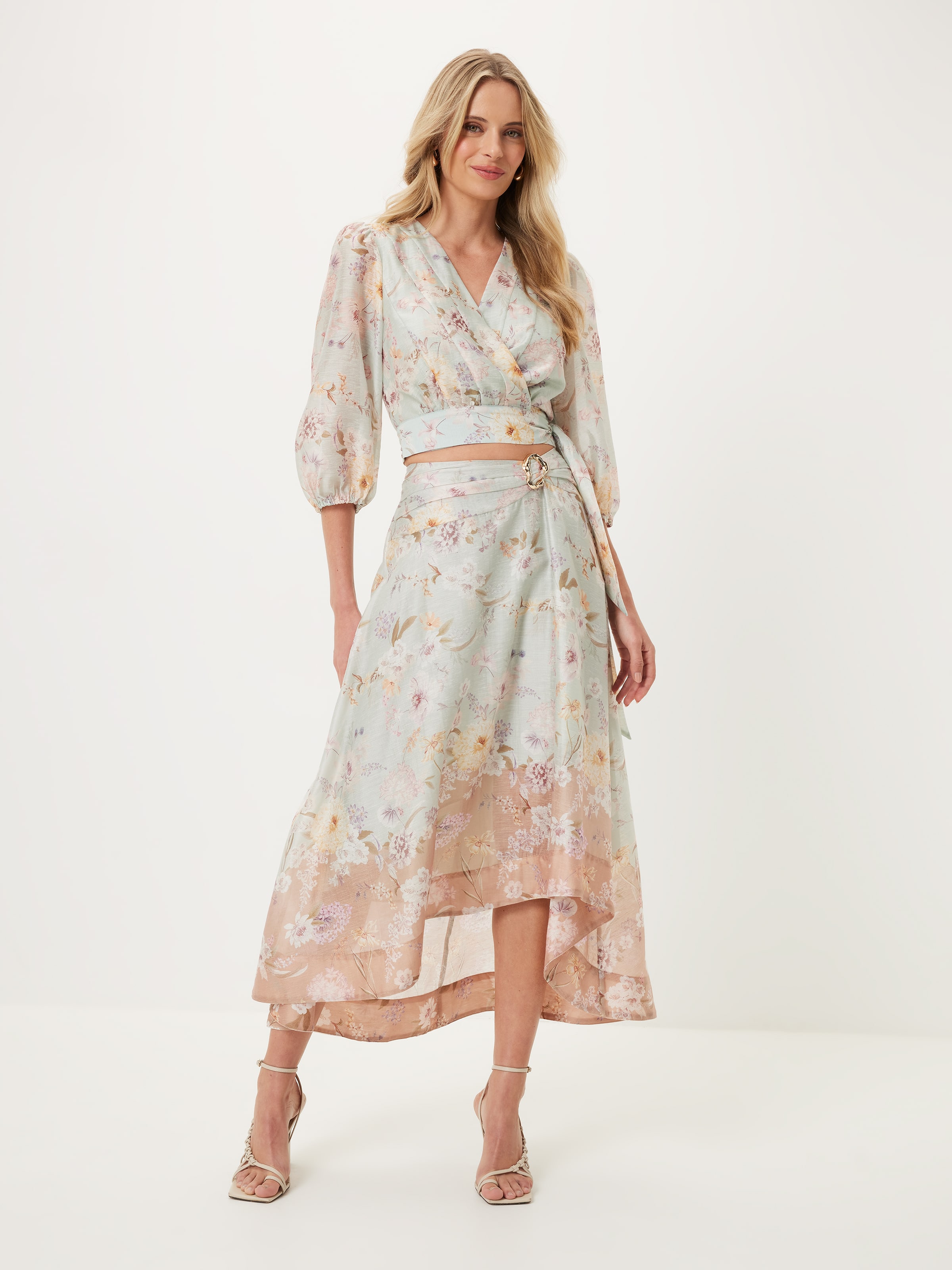 Sunbeam Wrap Midi Skirt