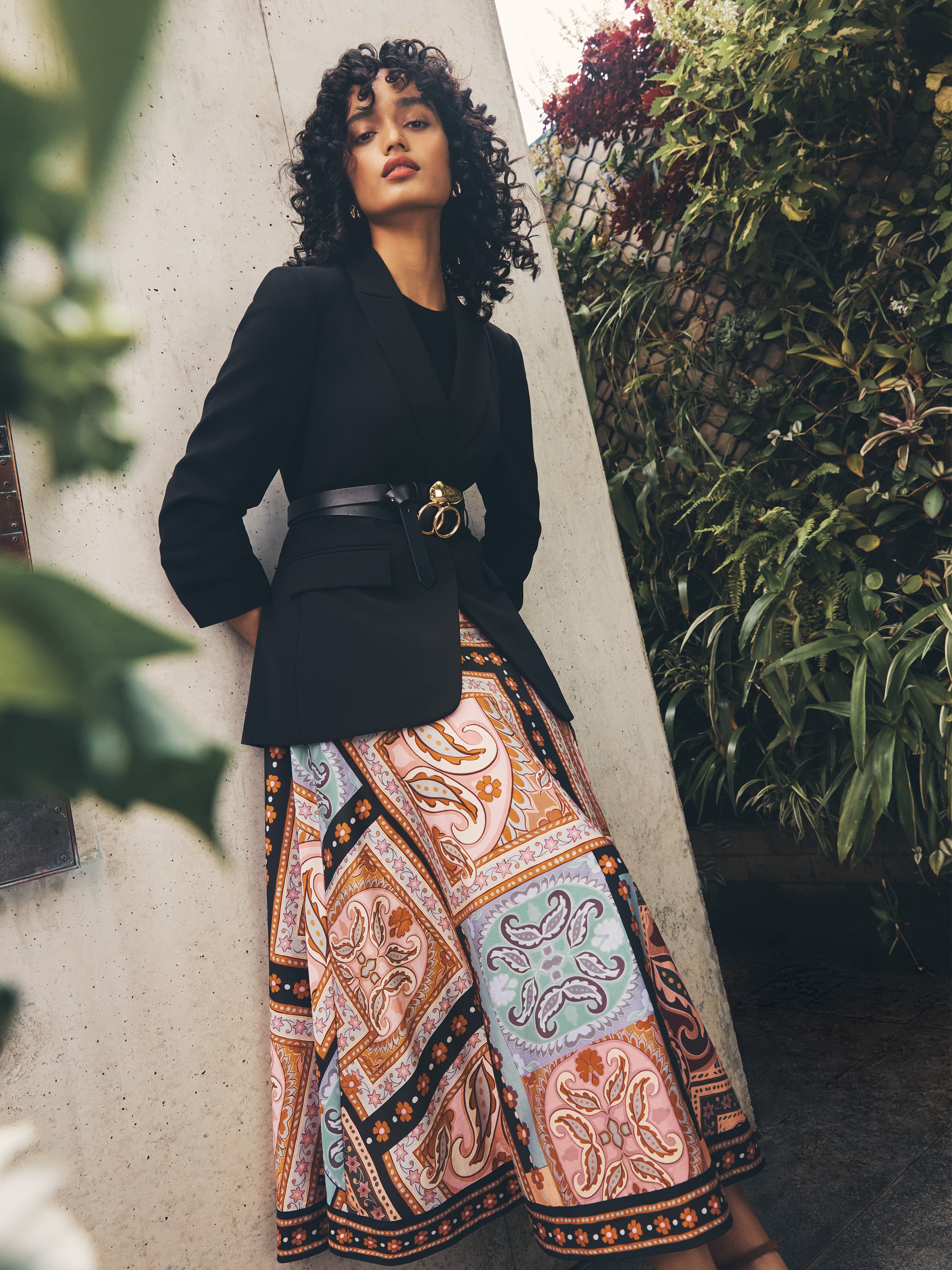 Moroccan Mosaic Wrap Skirt
