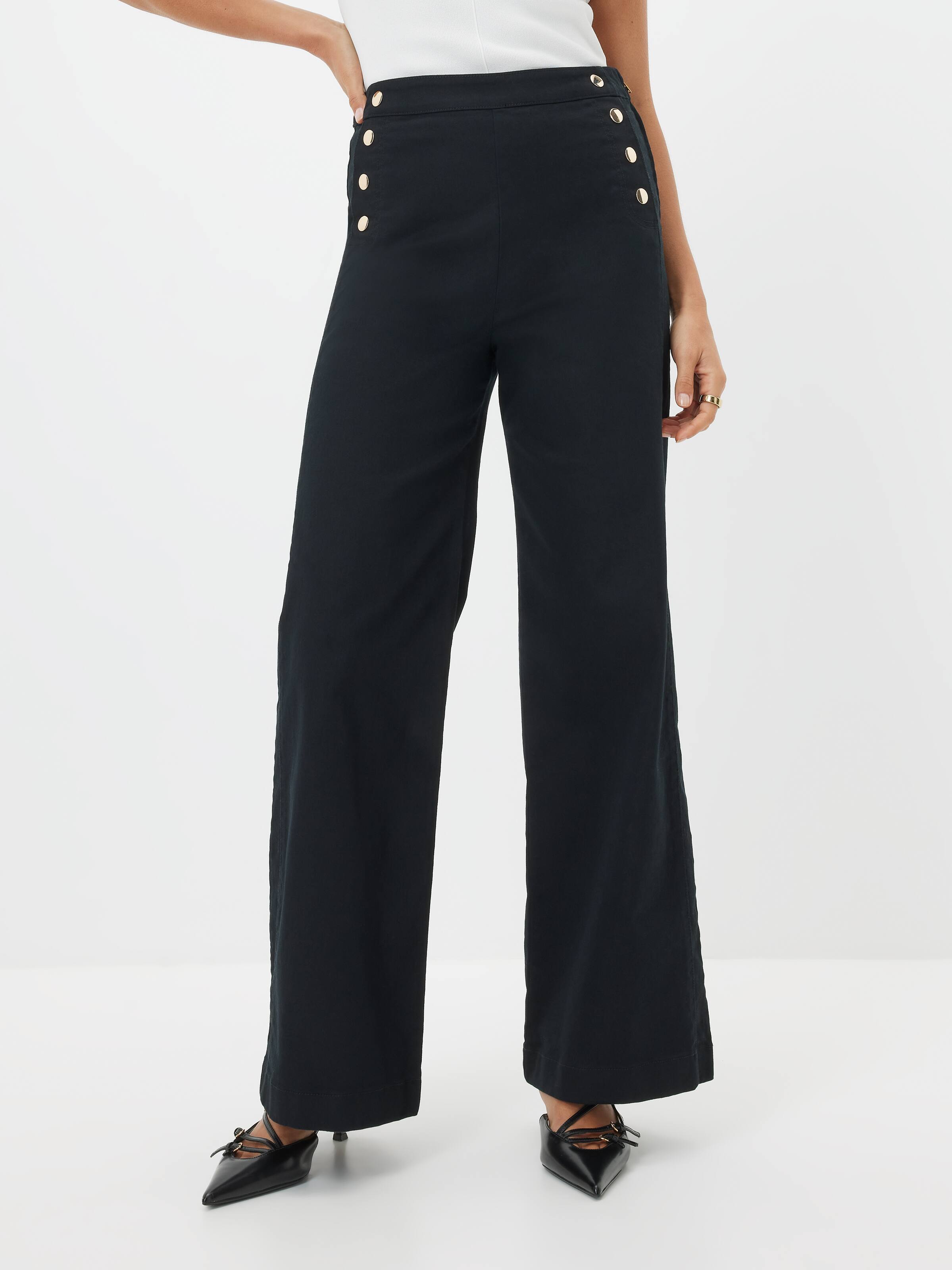 Manhattan Denim Wide Leg Jean