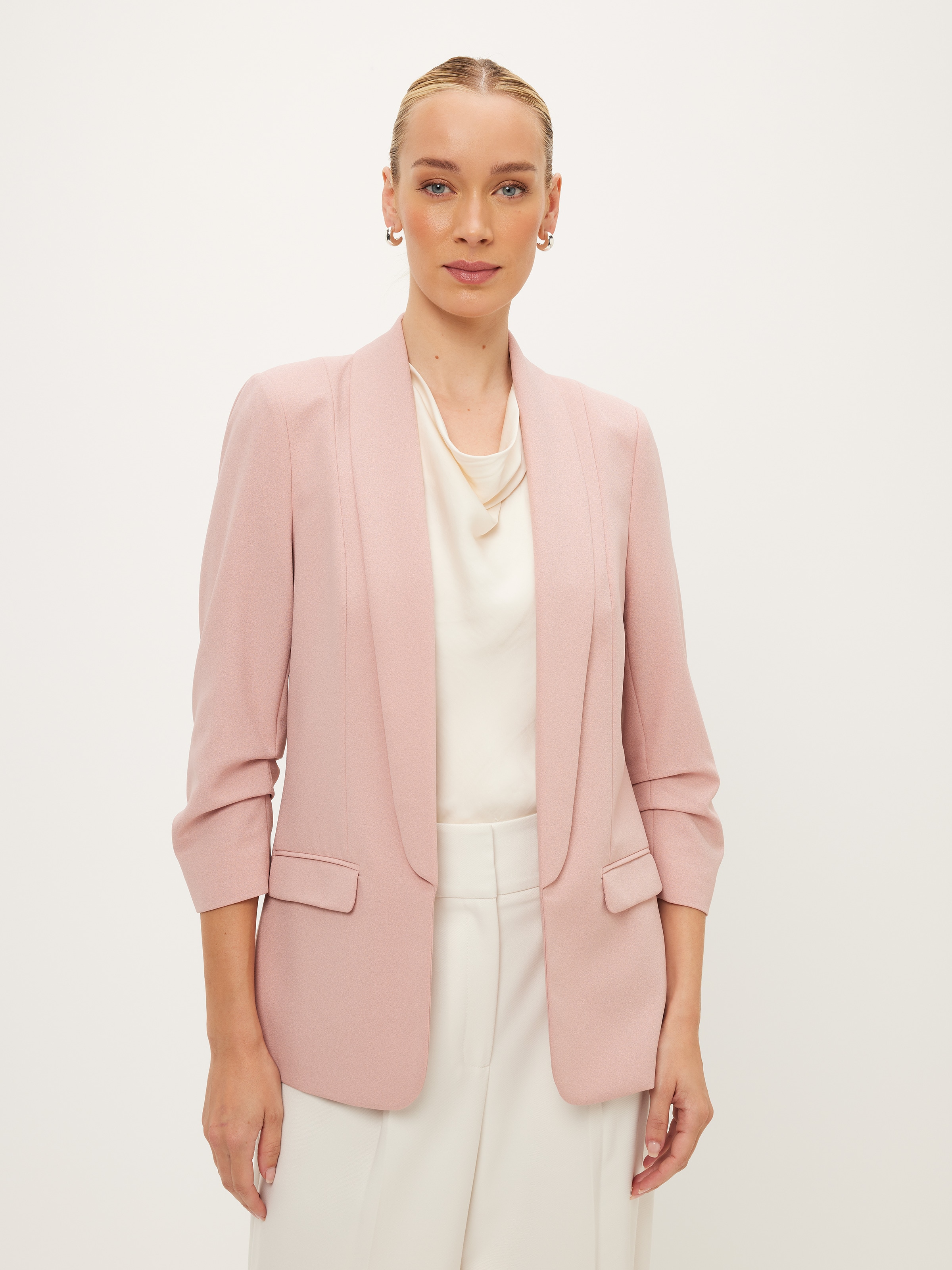 Light pink blazer womens best sale