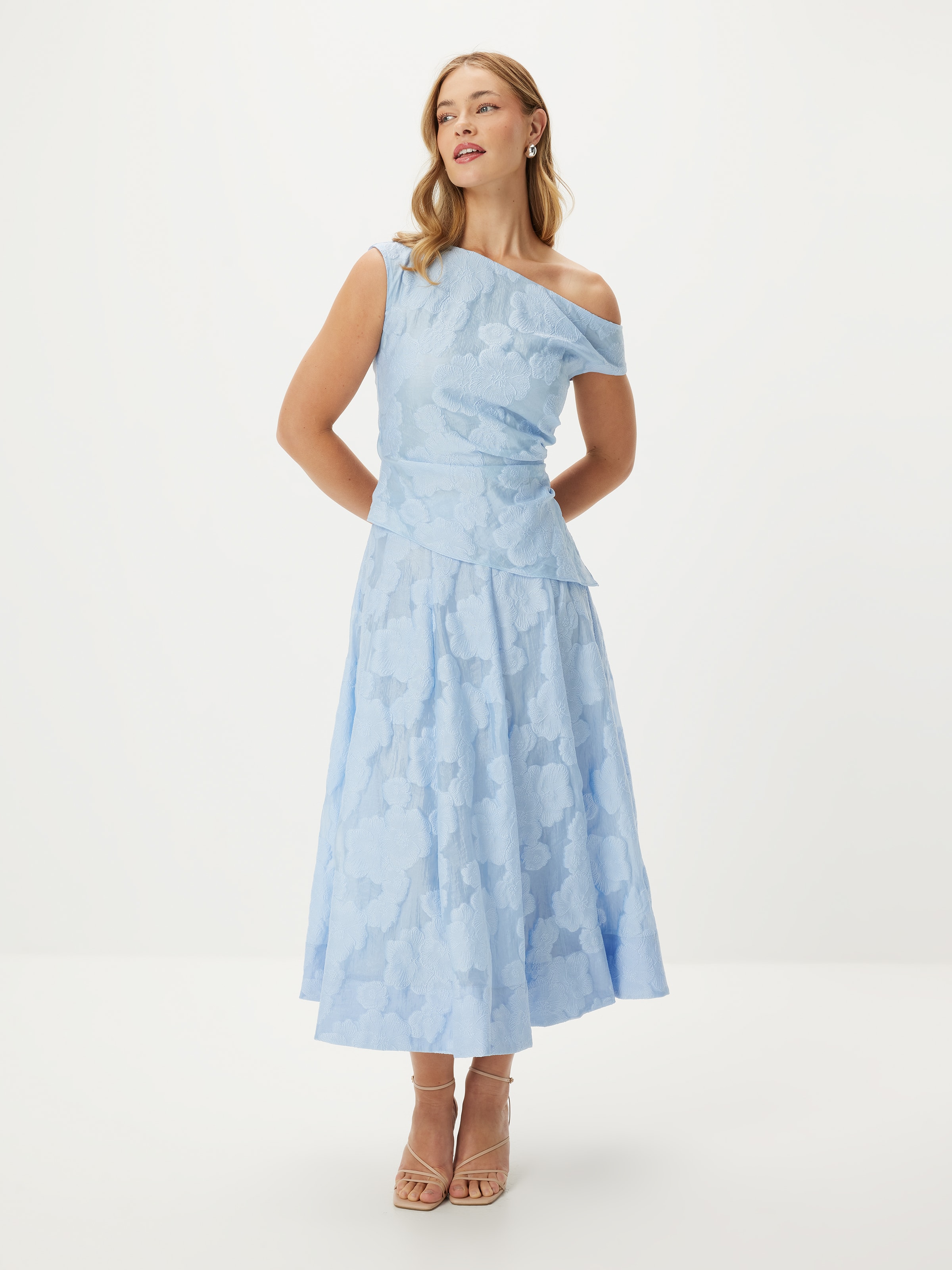 Jacquard Panelled Skirt