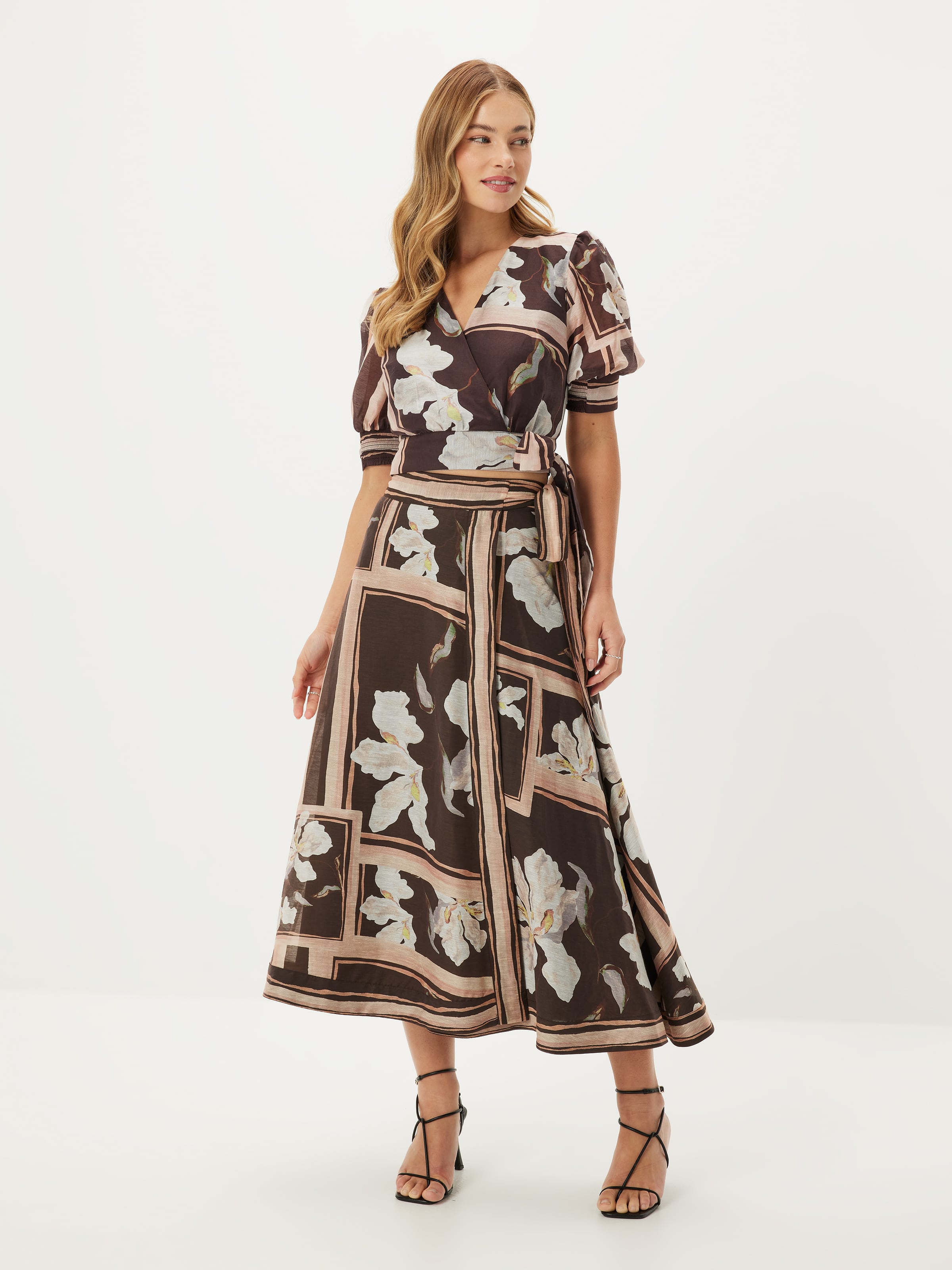 Orchid Garden Wrap Skirt
