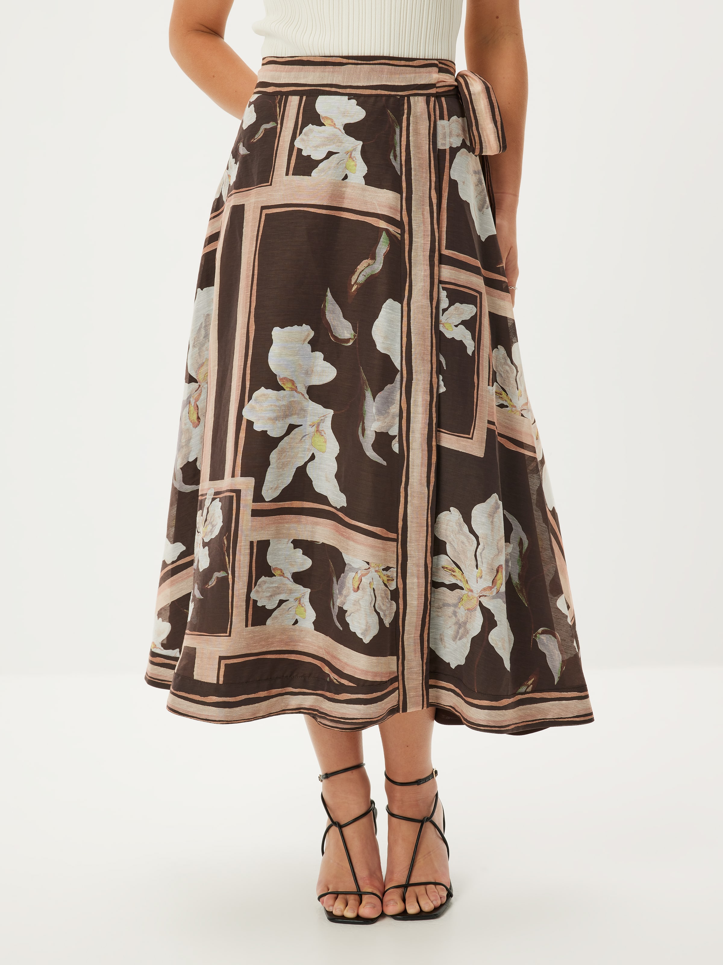 Orchid Garden Wrap Skirt