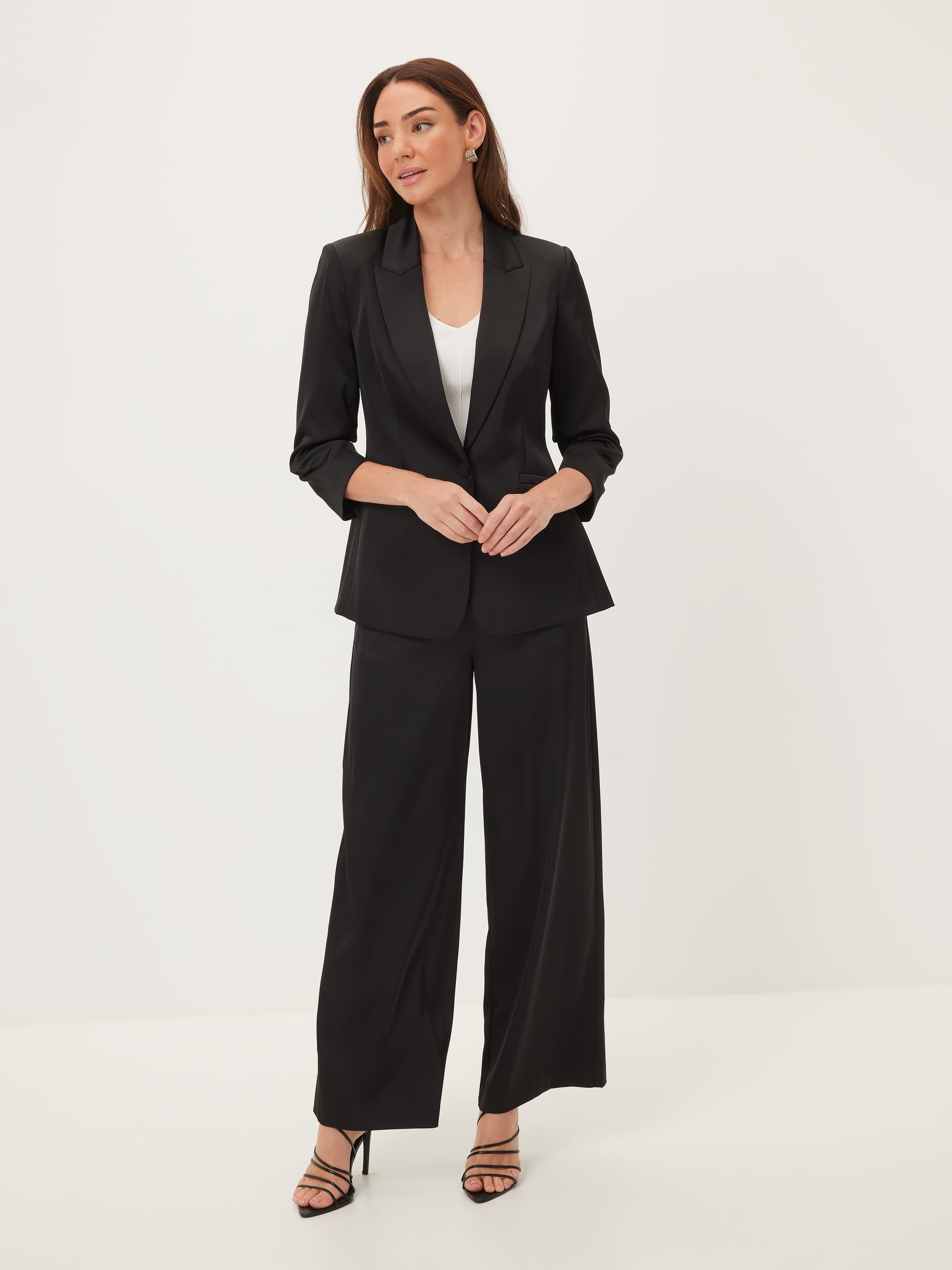 Cupids Bow Satin Blazer