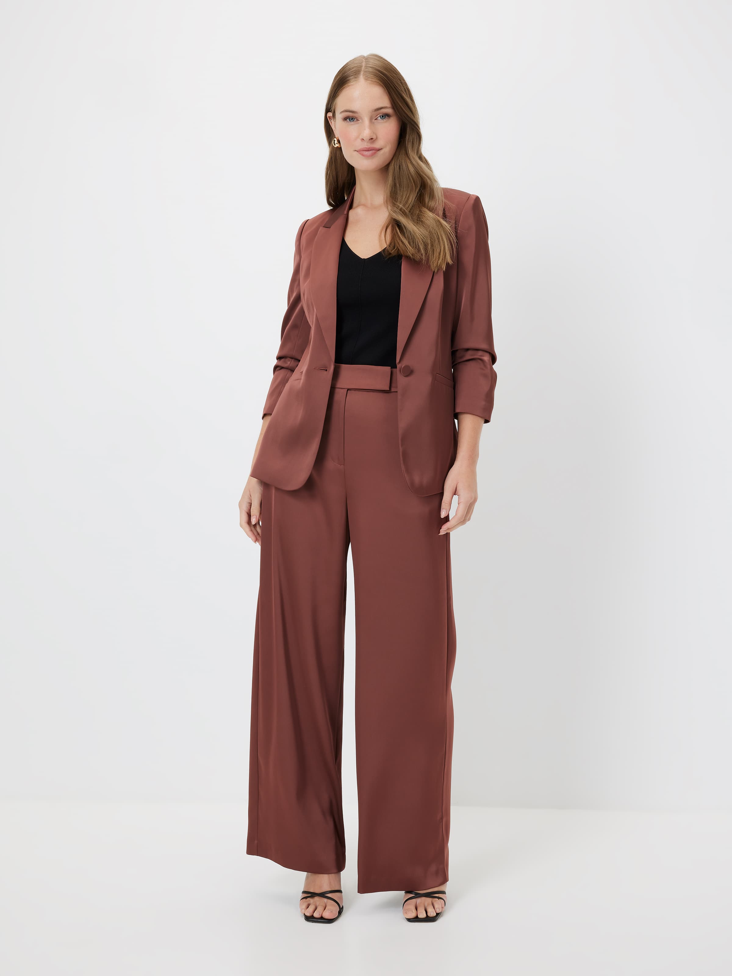 Cupids Bow Satin Blazer