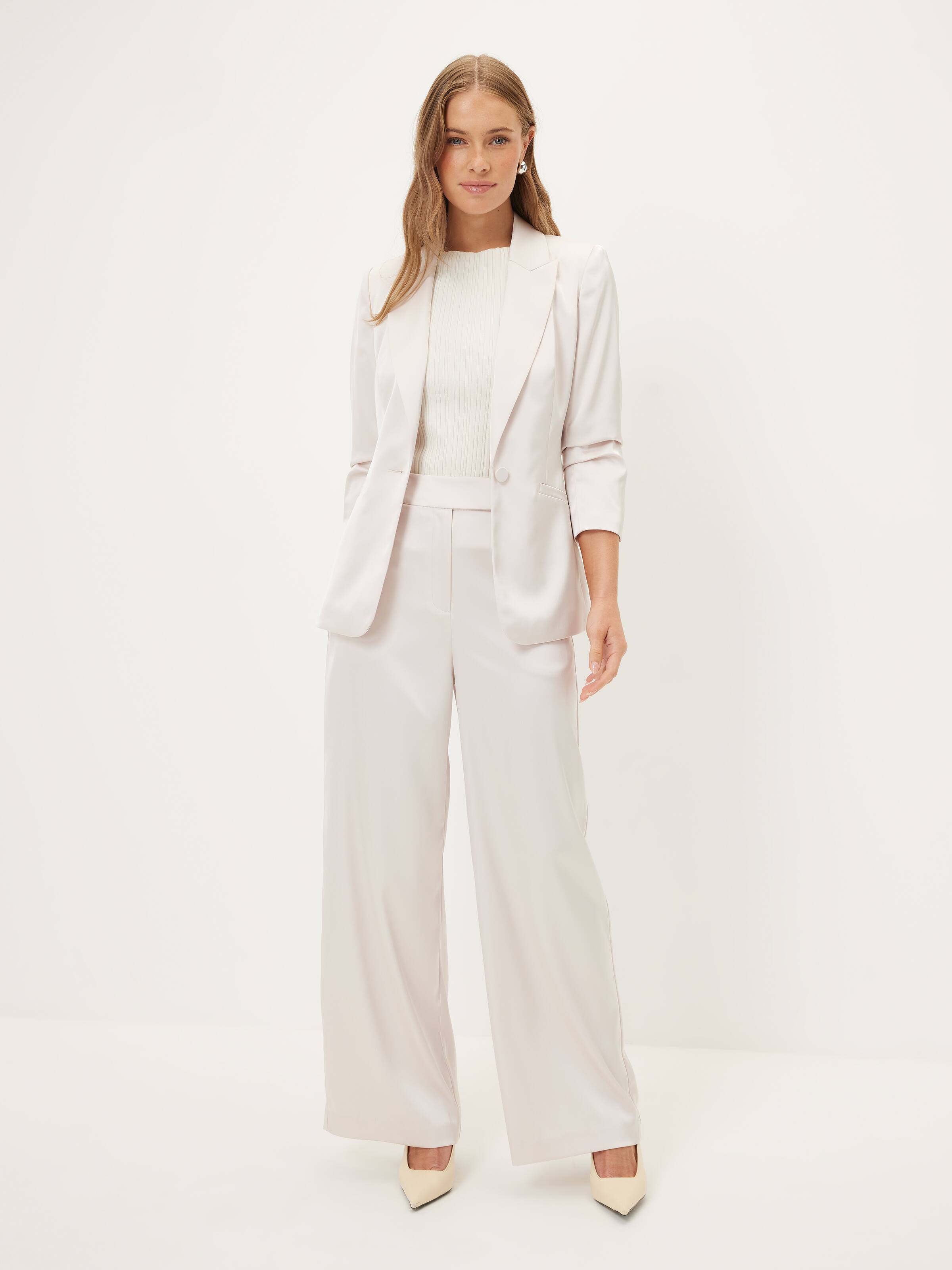 Cupids Bow Satin Blazer