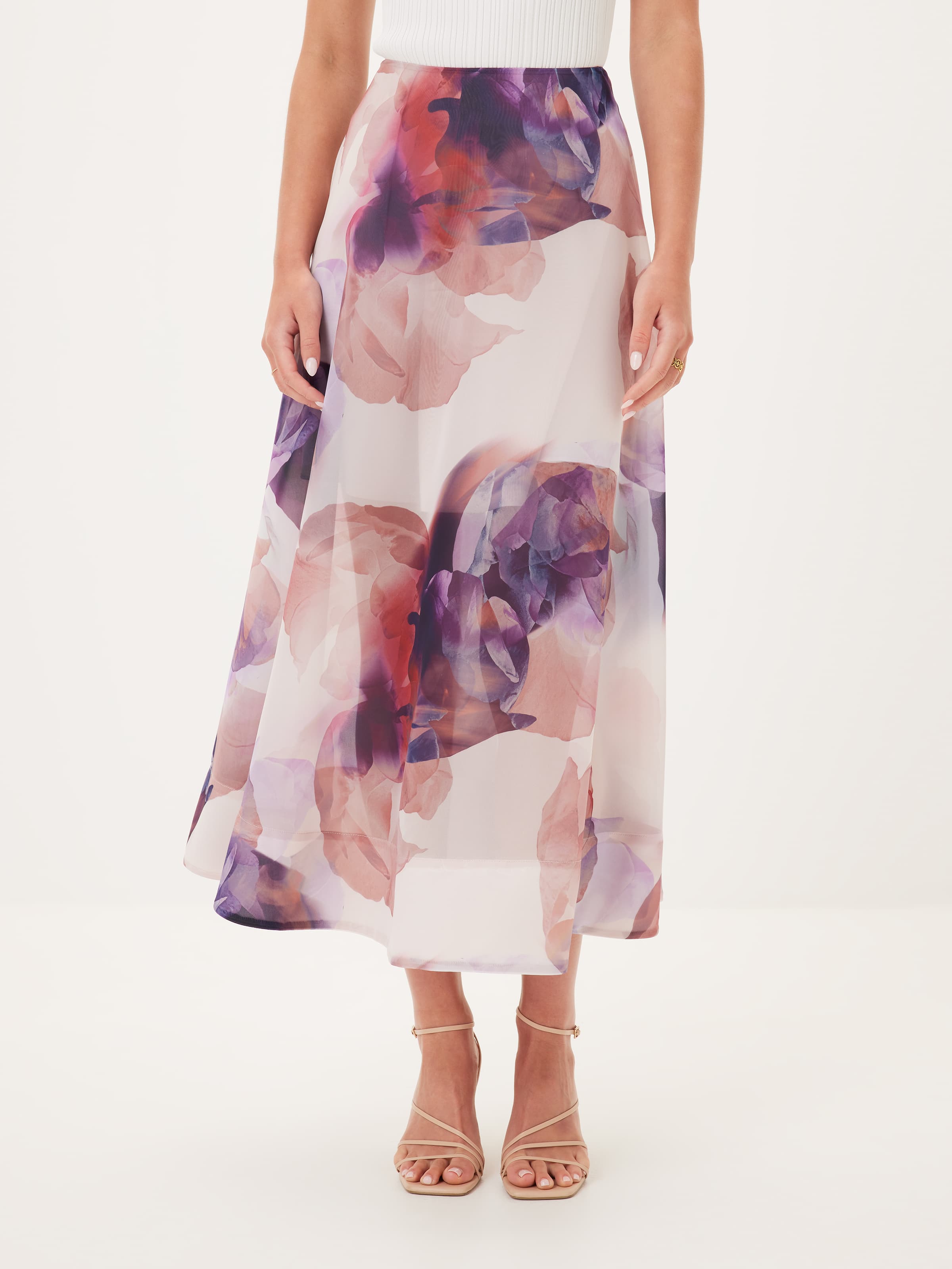 Bobbie Organza Midi Skirt