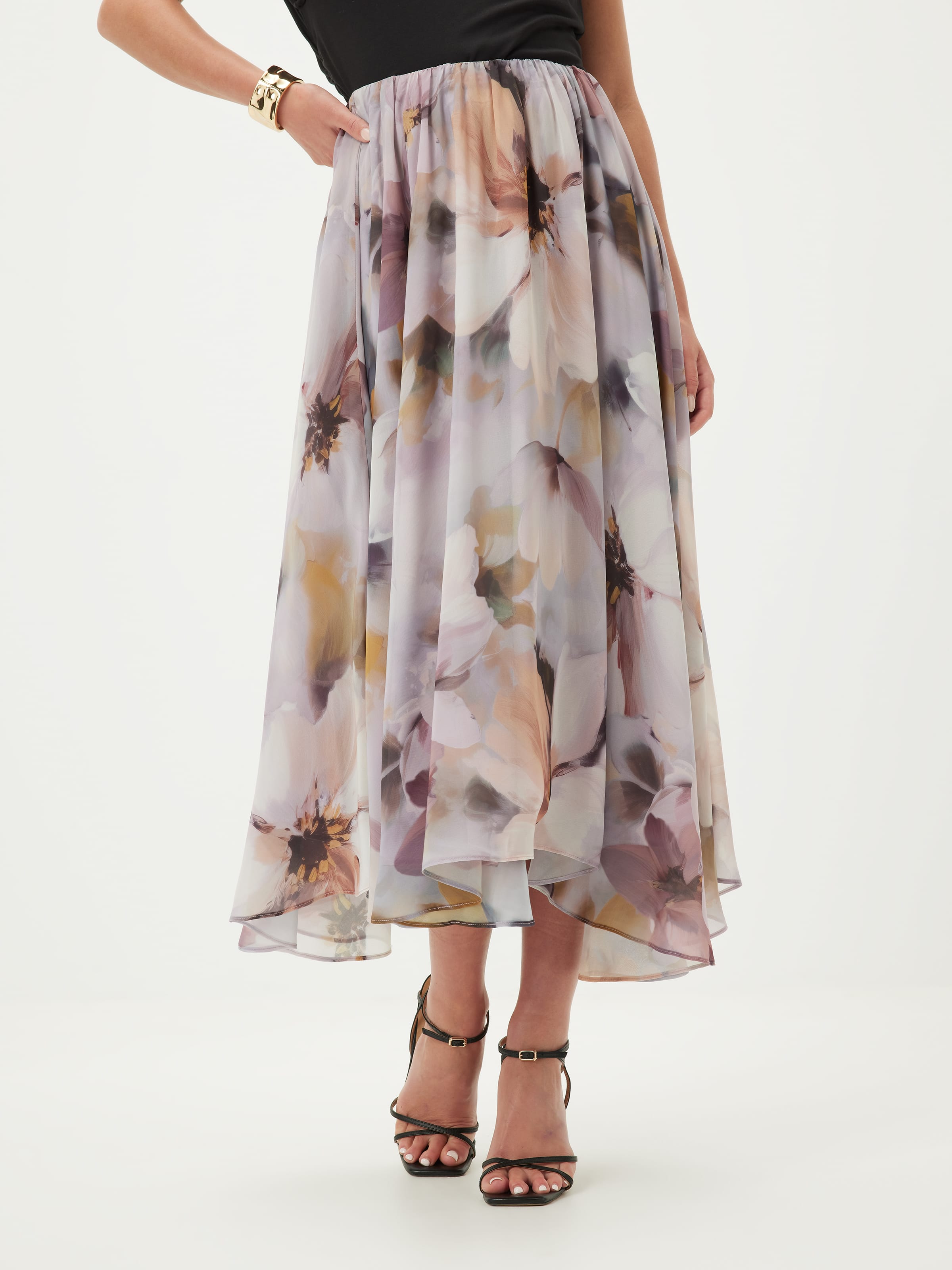 Love In The Dark Midi Skirt