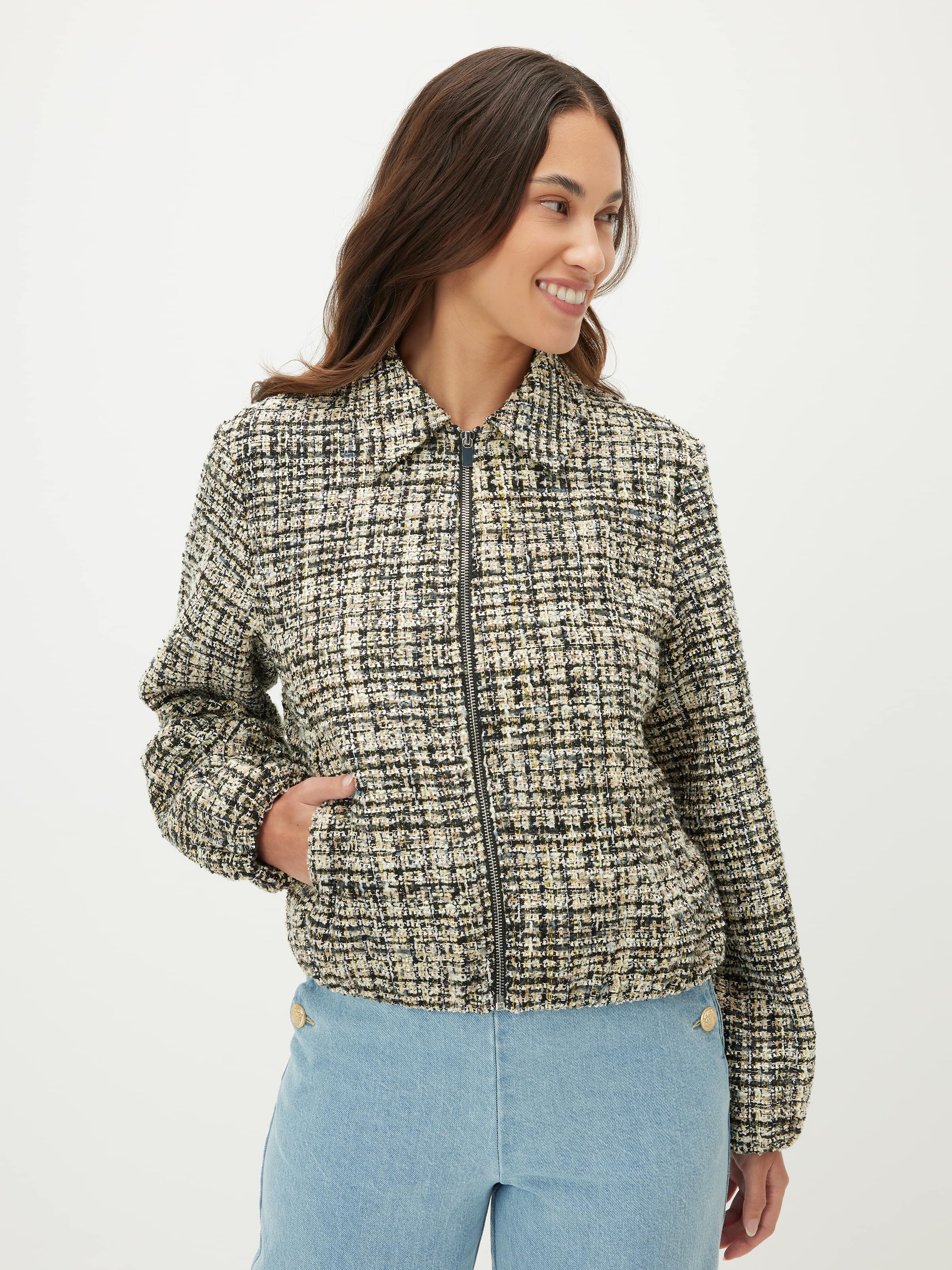 All Or Nothing Boucle Bomber