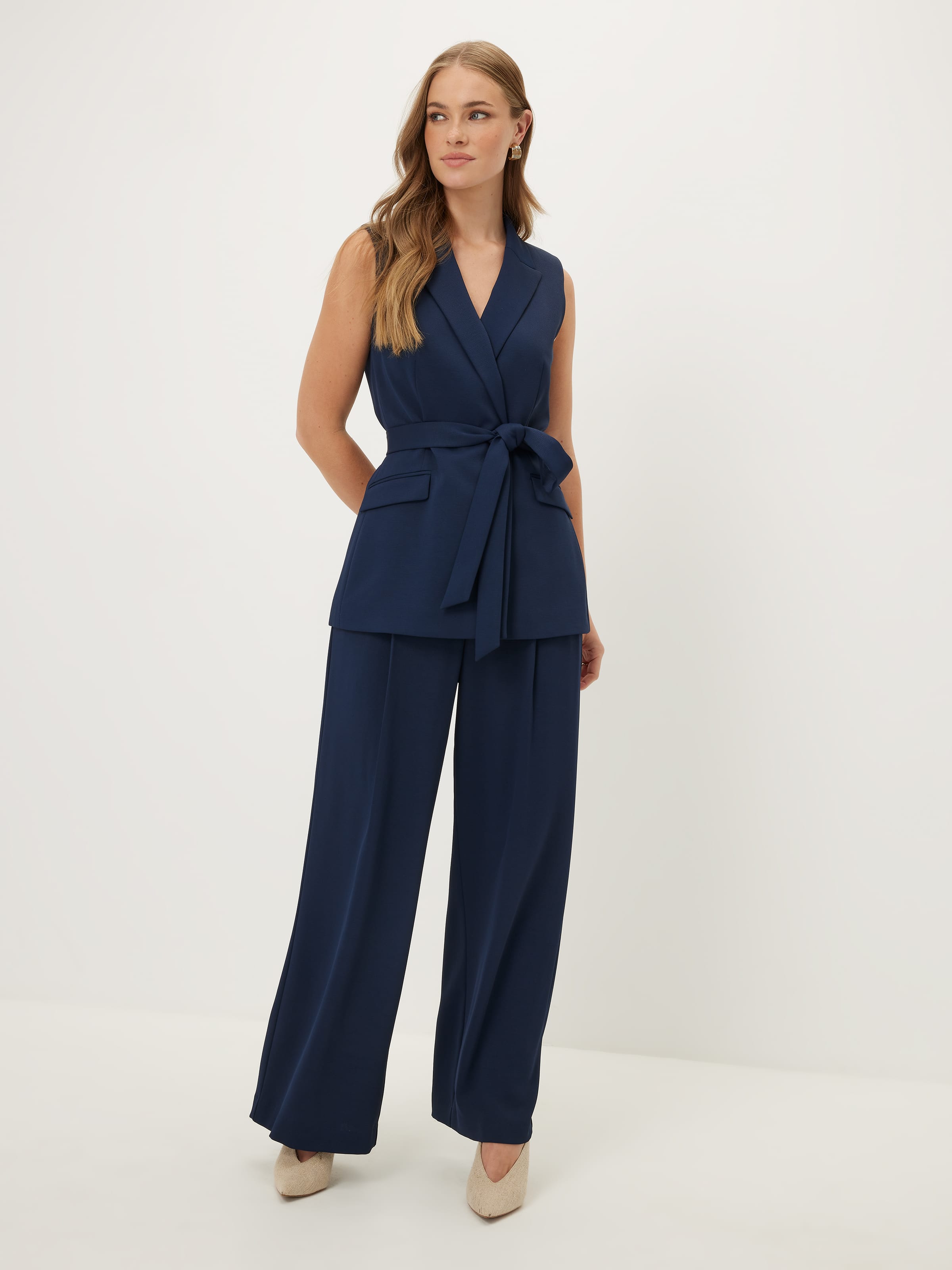 Tribeca Belted Vest