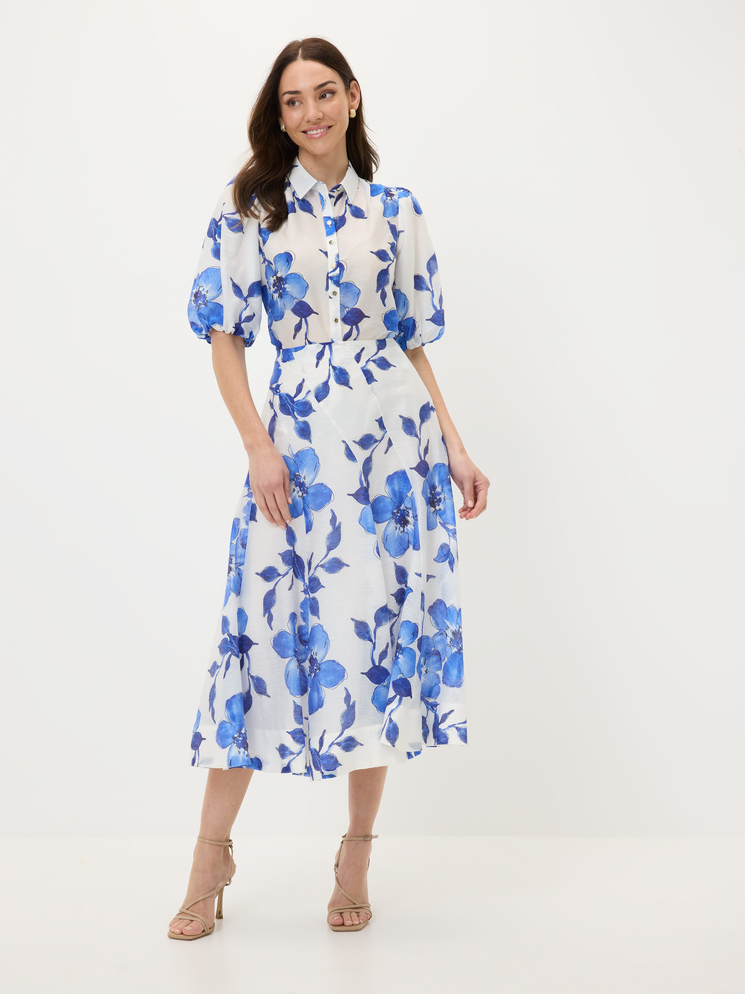 Bluebell Bliss Midi Skirt