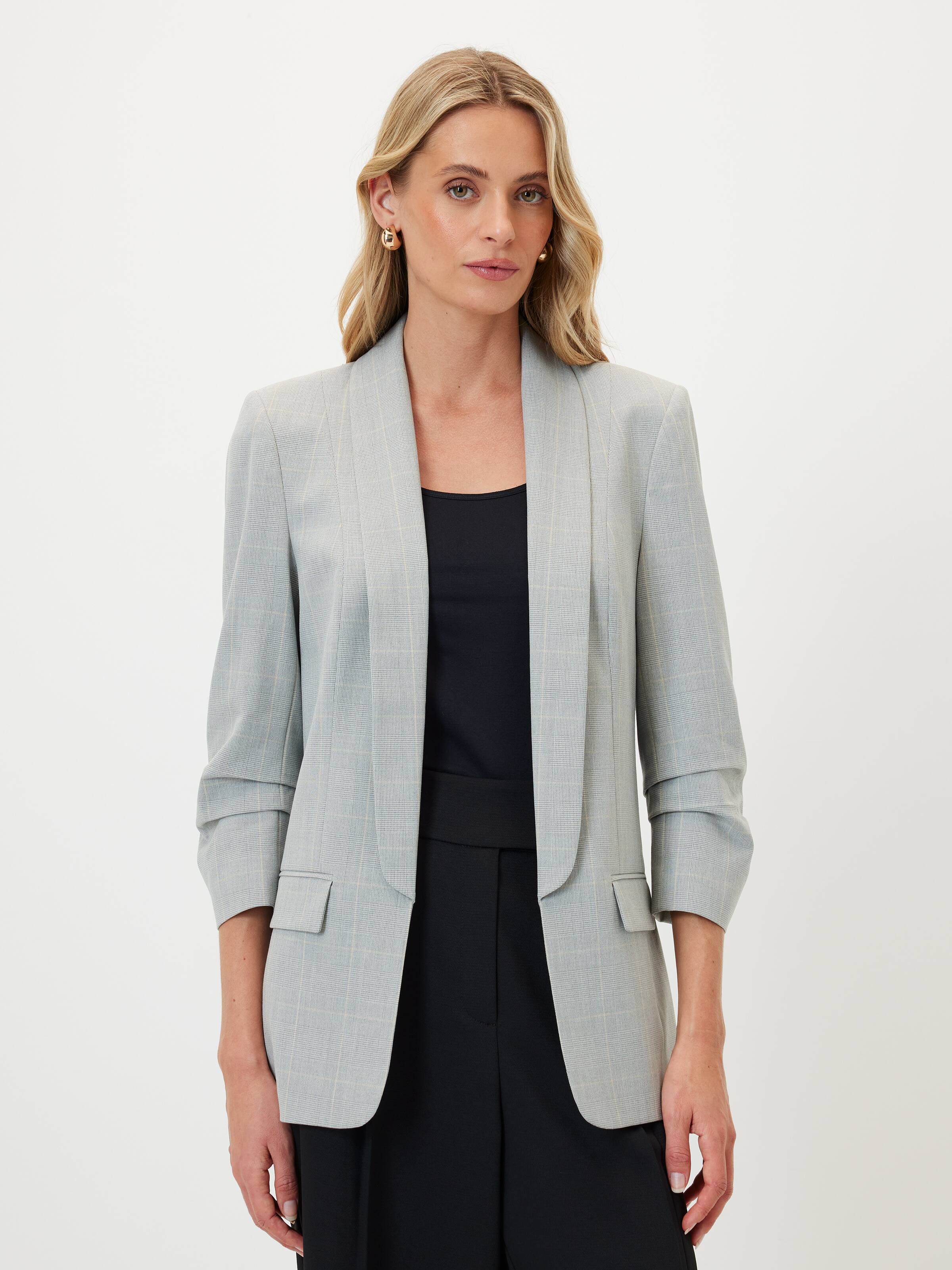 Mi Amour Check Blazer