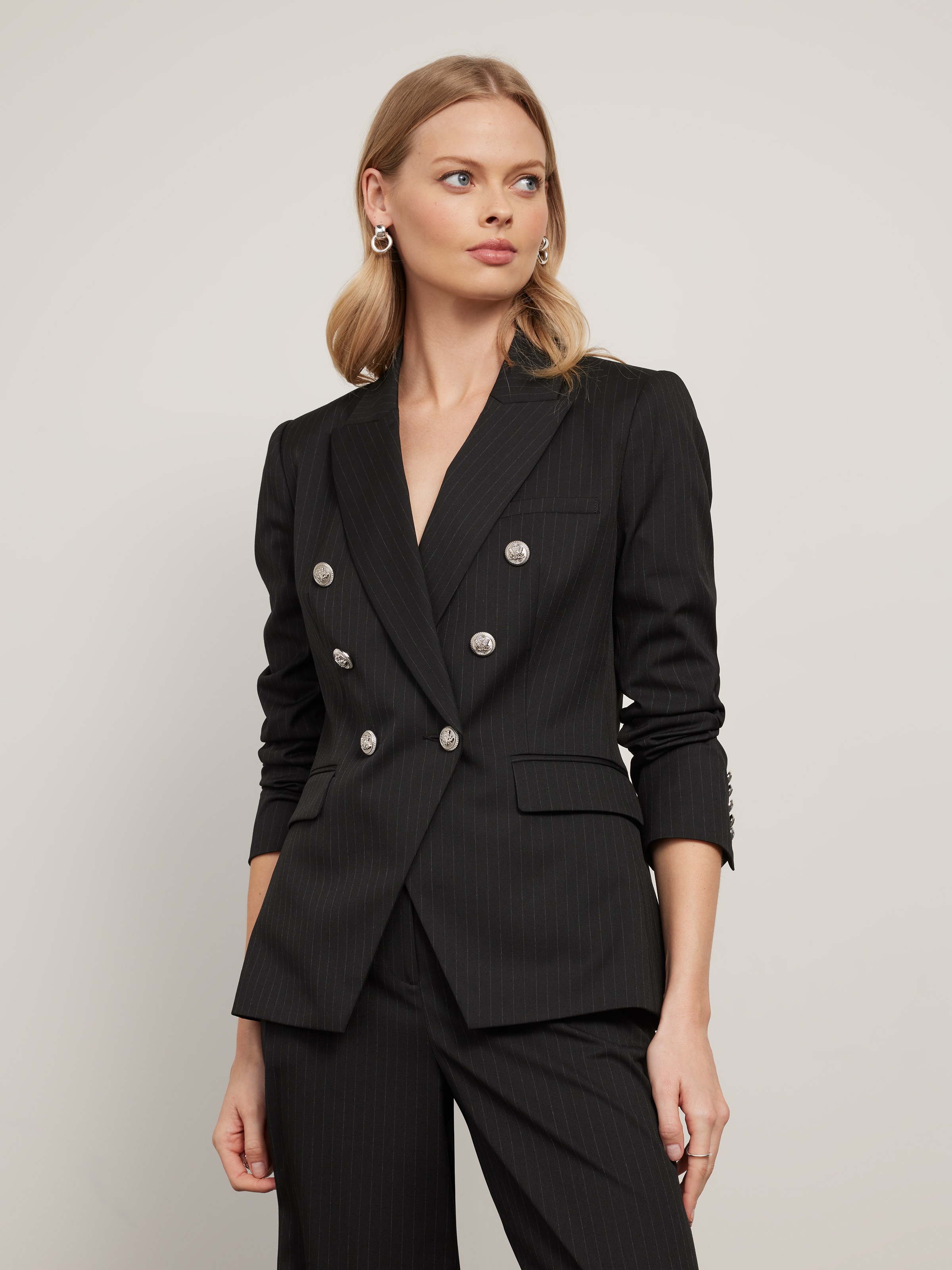 Suits Everyone Pinstripe Blazer - Portmans Online