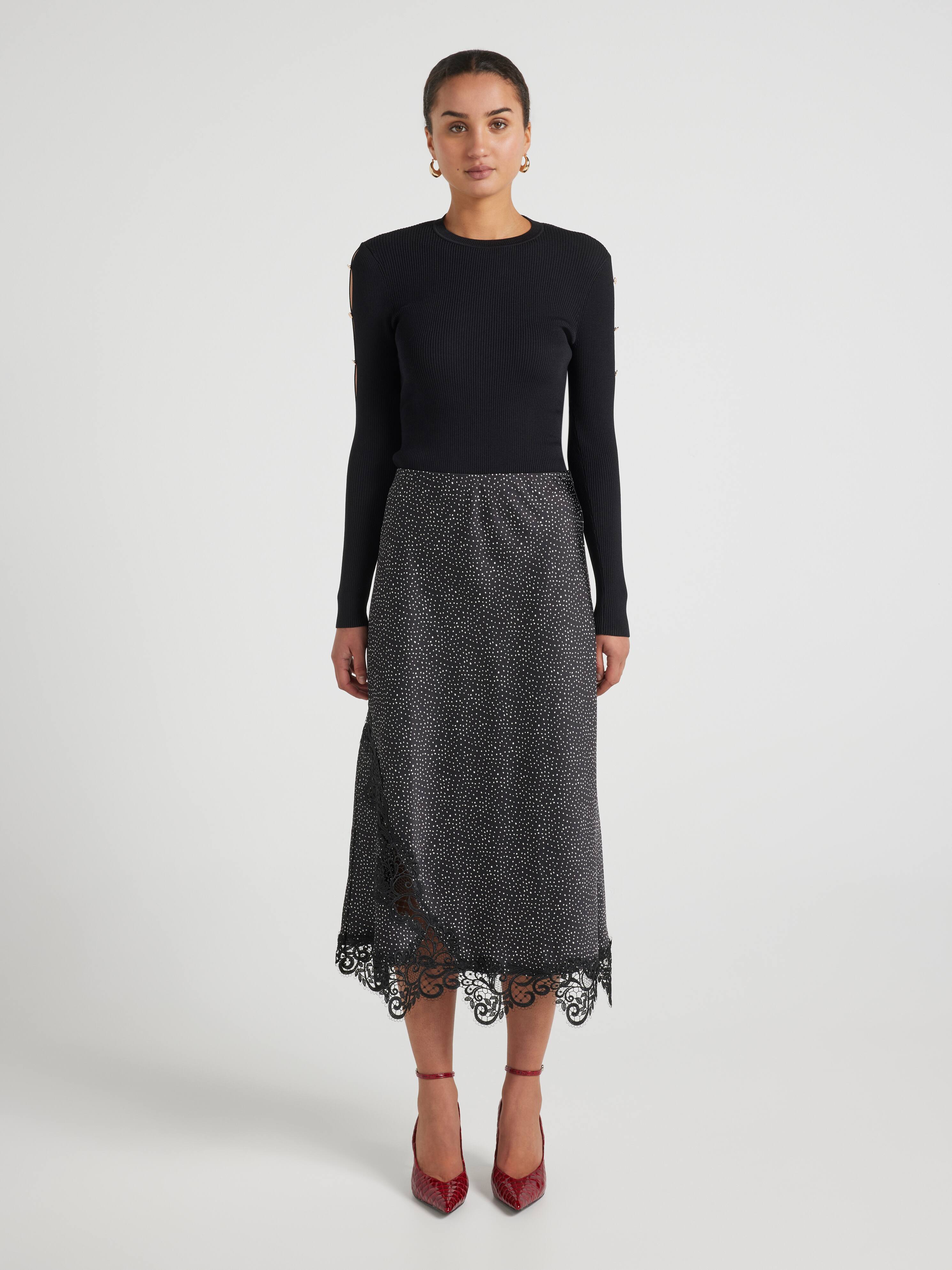 Non Stop Satin Slip Skirt