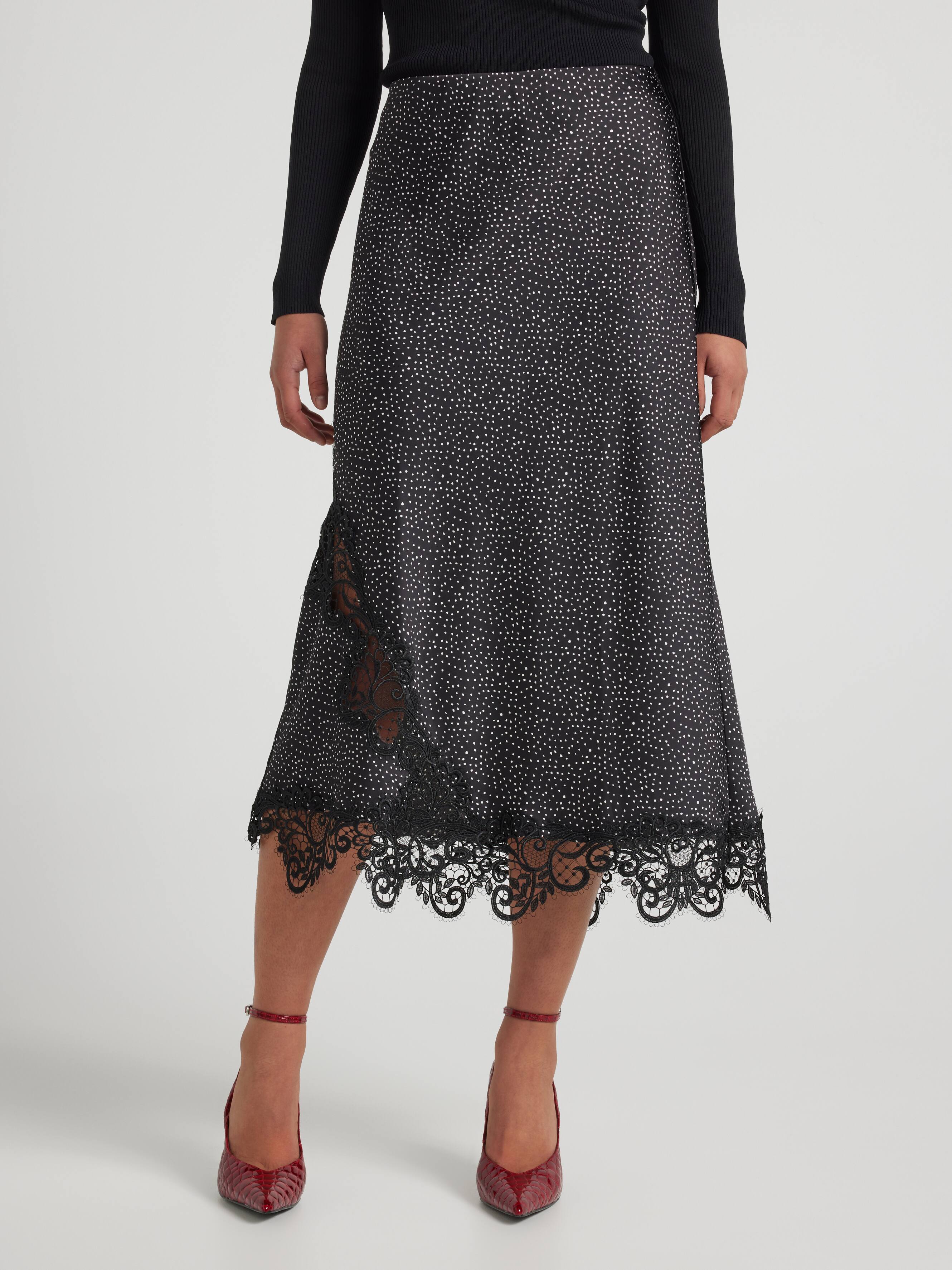Non Stop Satin Slip Skirt