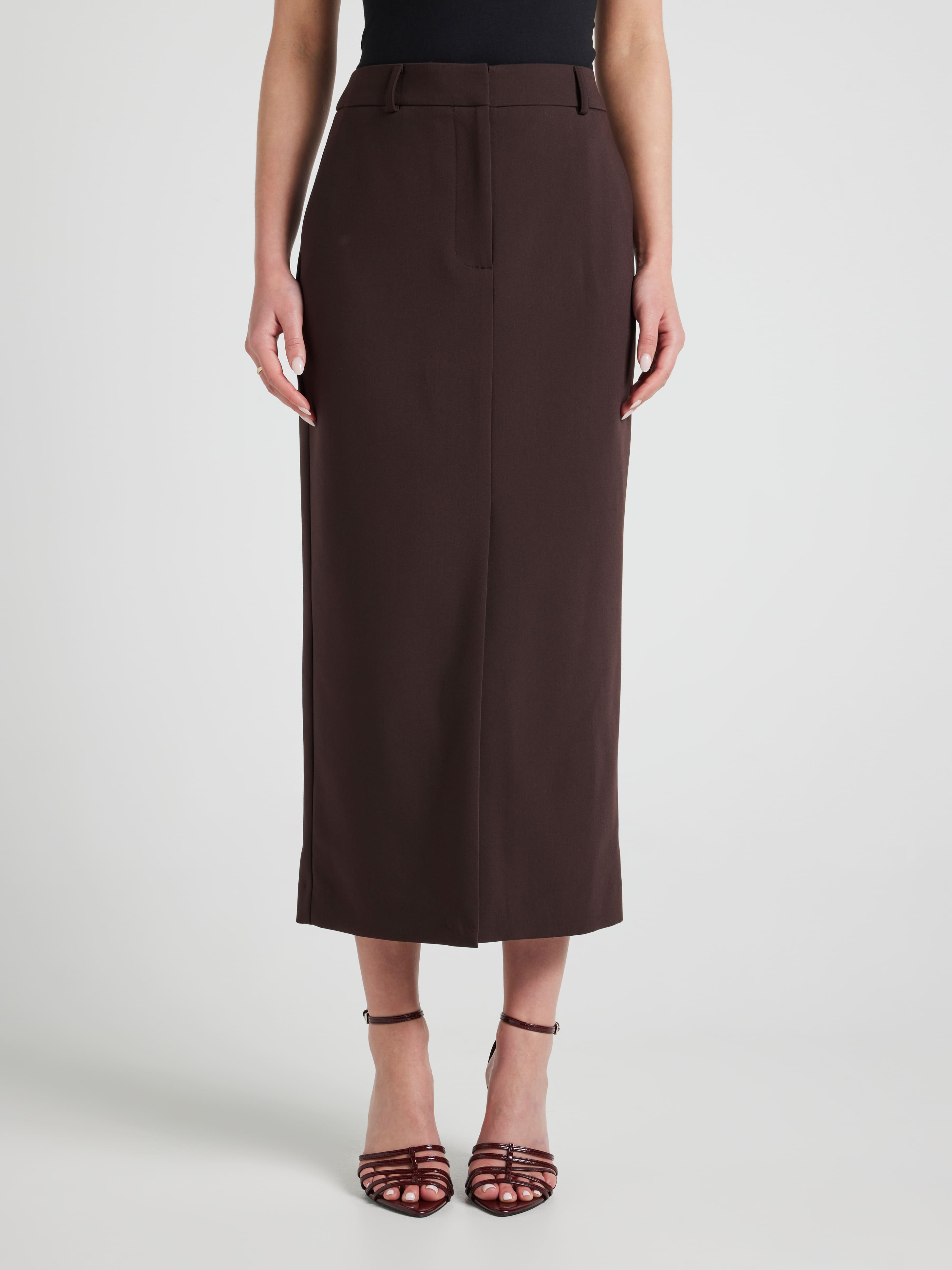 Power Meets Play Midi Skirt