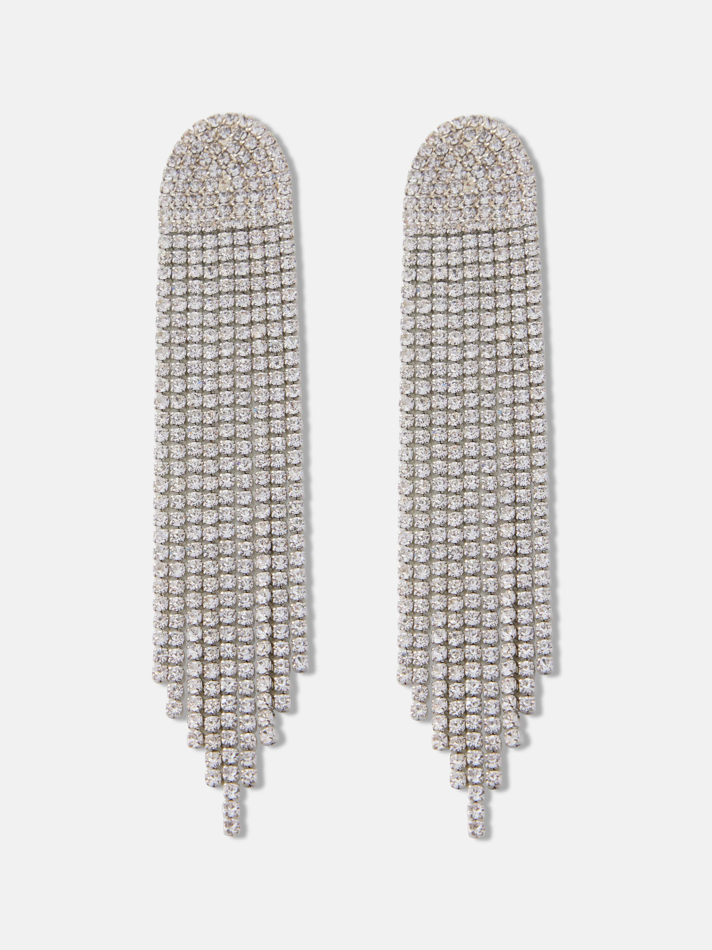 Diamante Tassel Earings