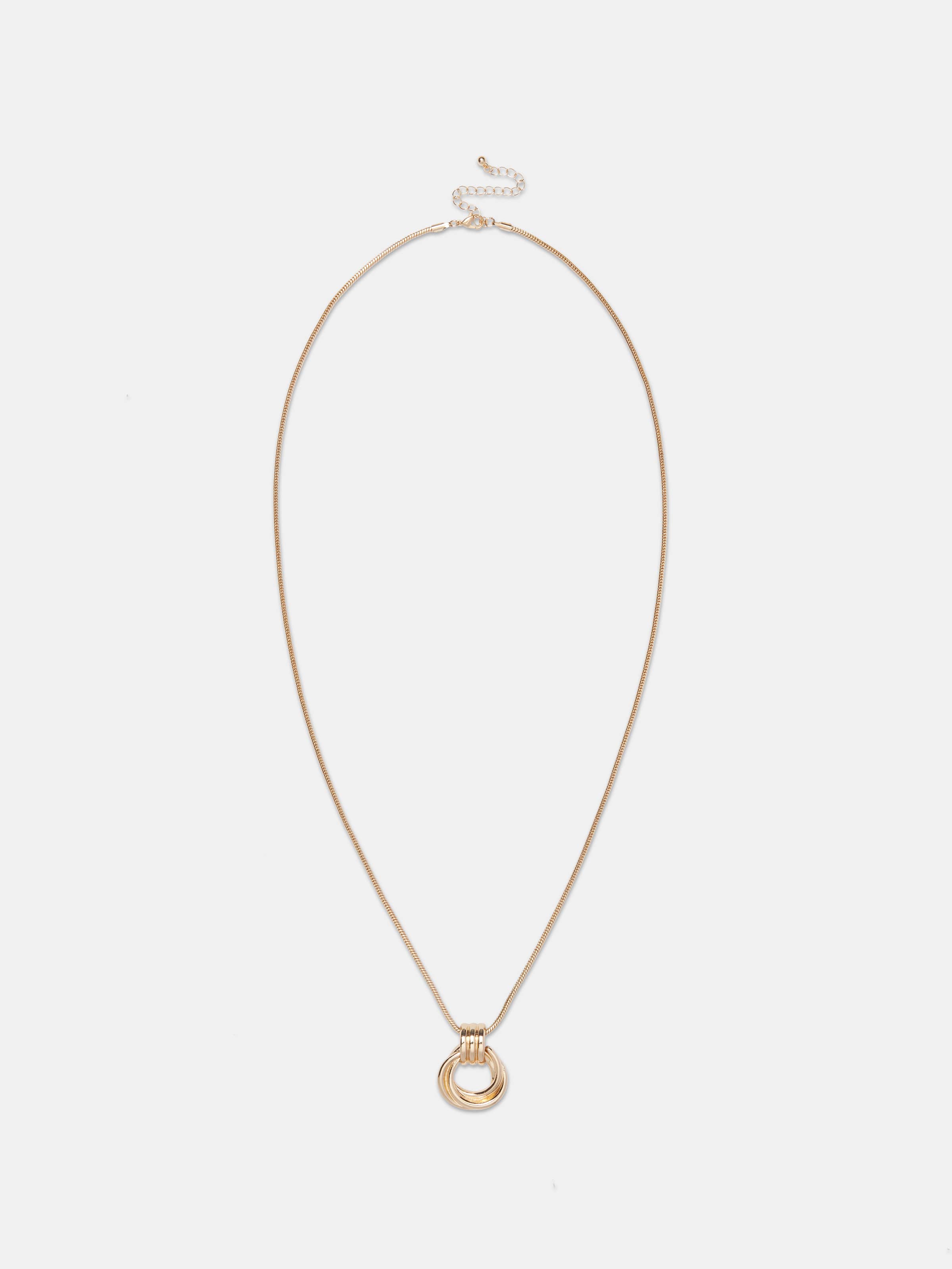 Mia Knotted Long Pendant
