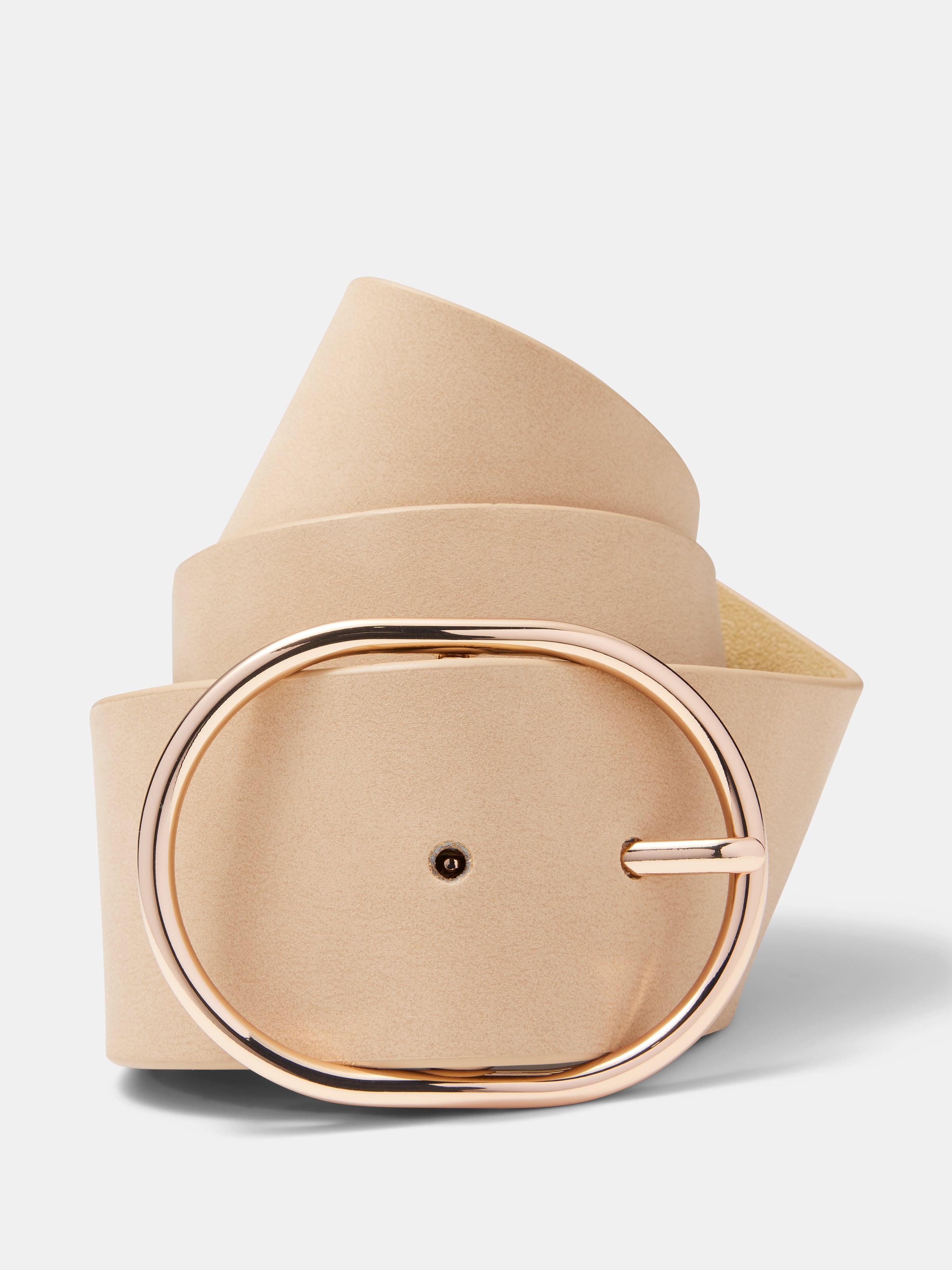 Sasha Wide Oval Buckle Belt