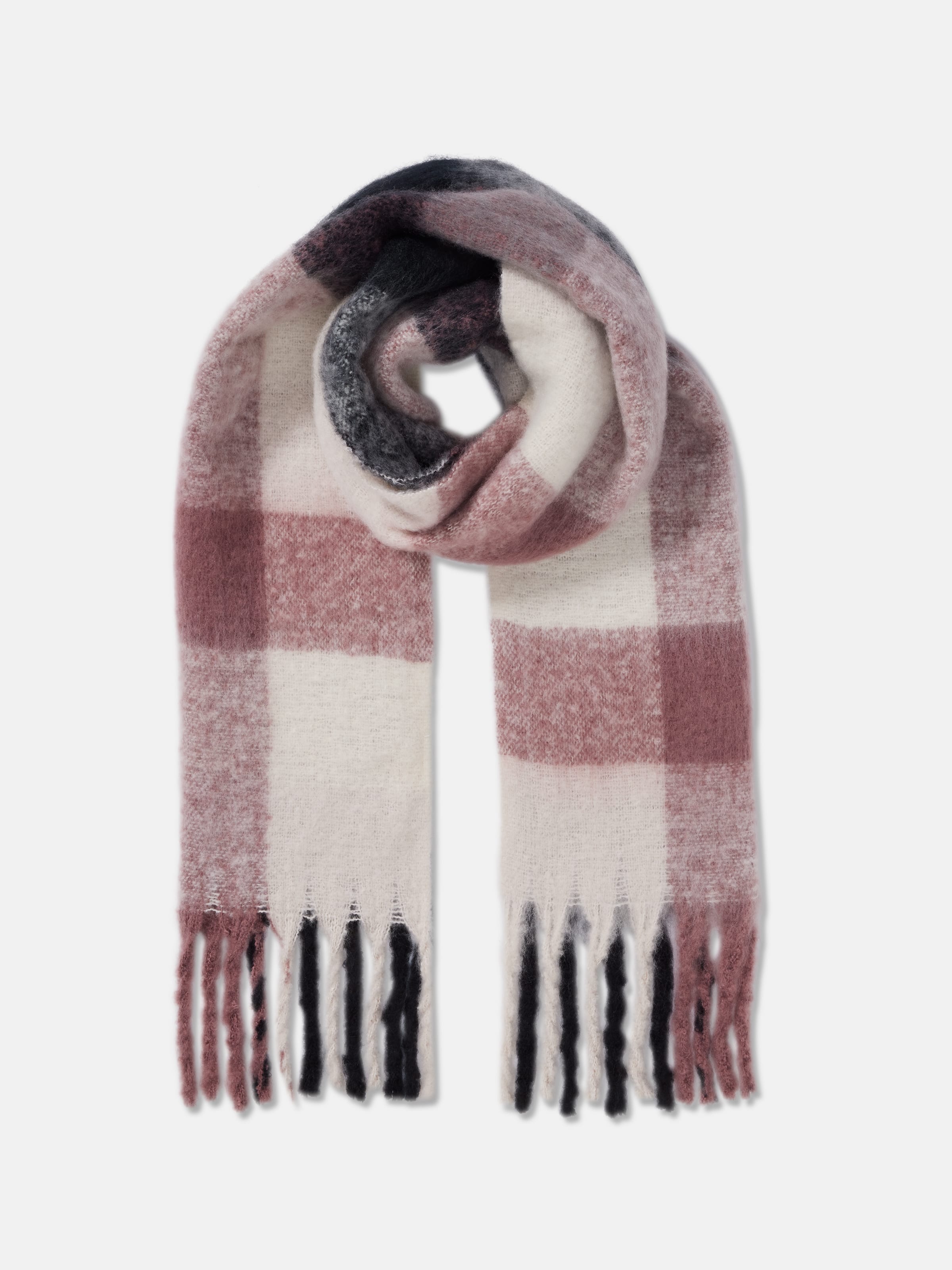 Daphne Large Check Scarf