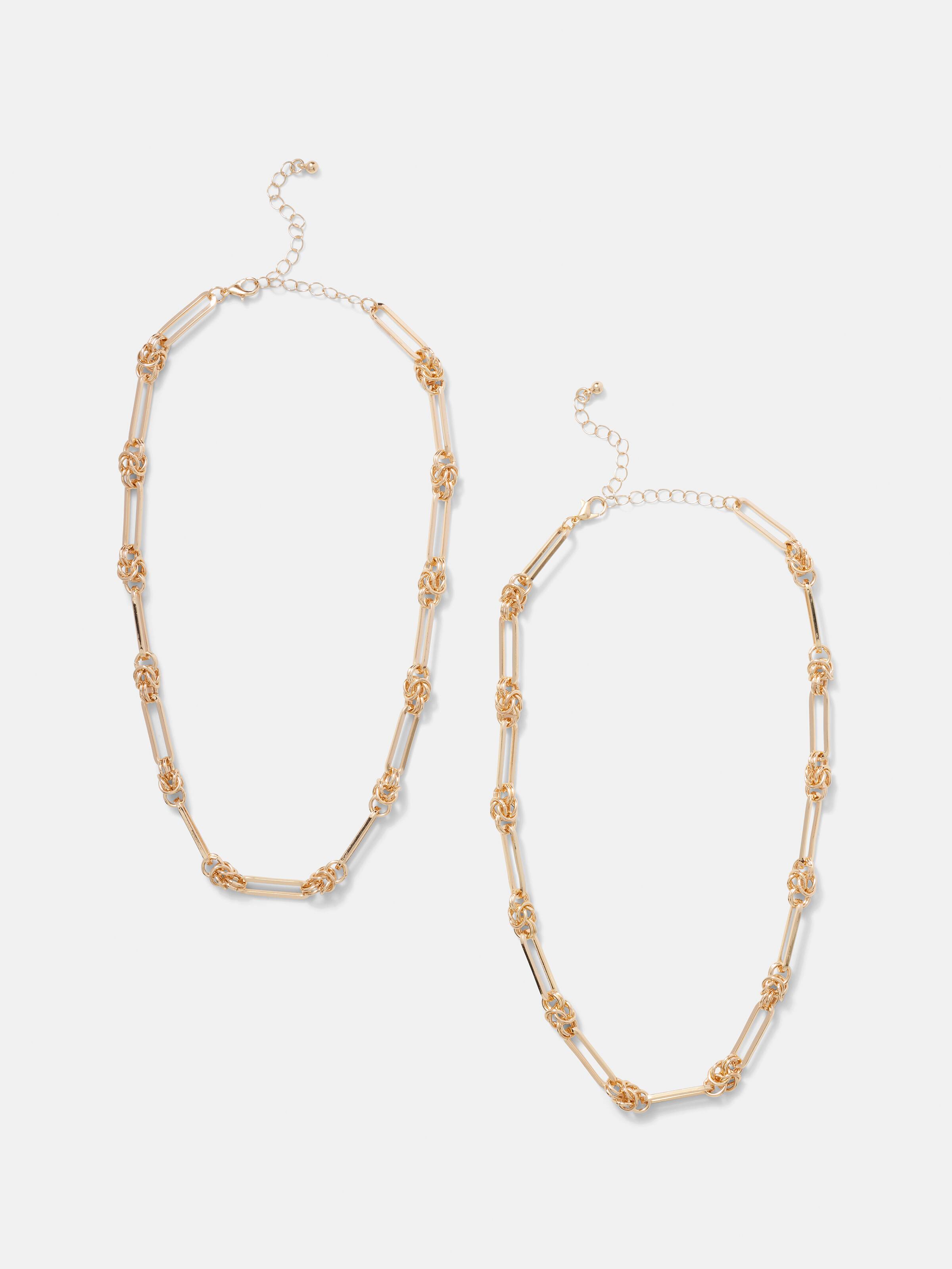 Statement Chain Multi Necklace