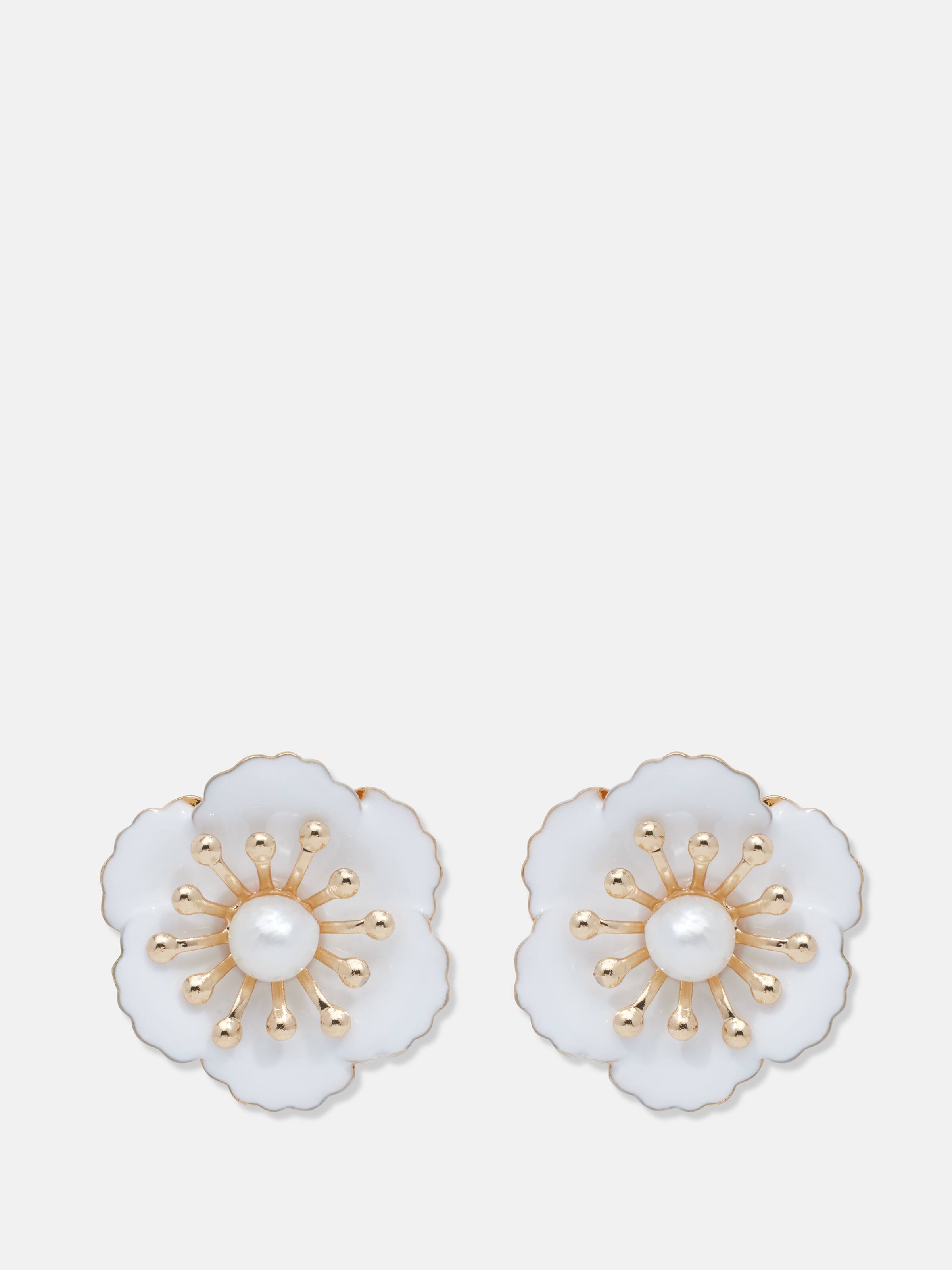 Floral Stud Earrings