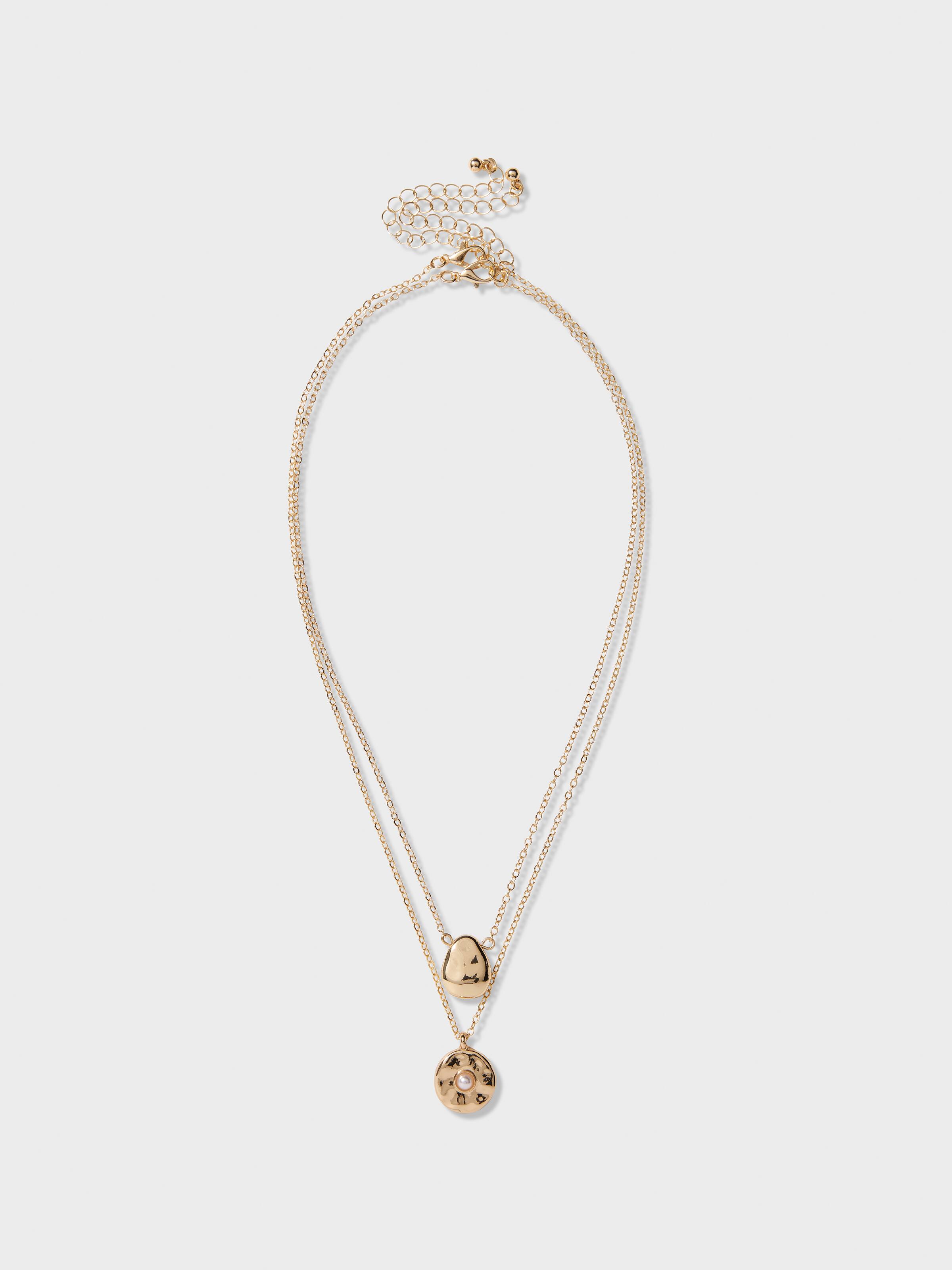 Gigi Pearl & Abstract Pendant