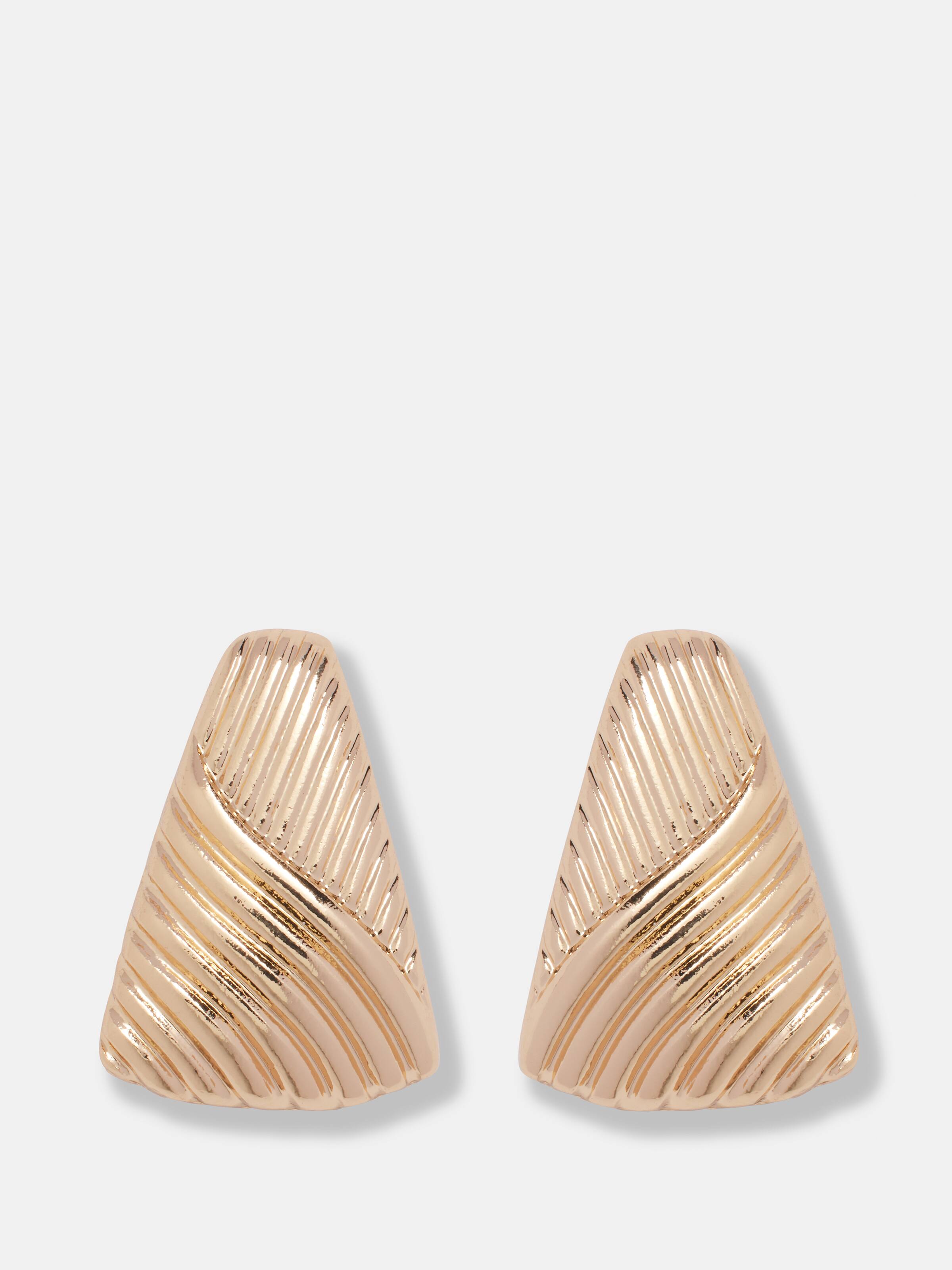 Kelly Statement Triangle Studs