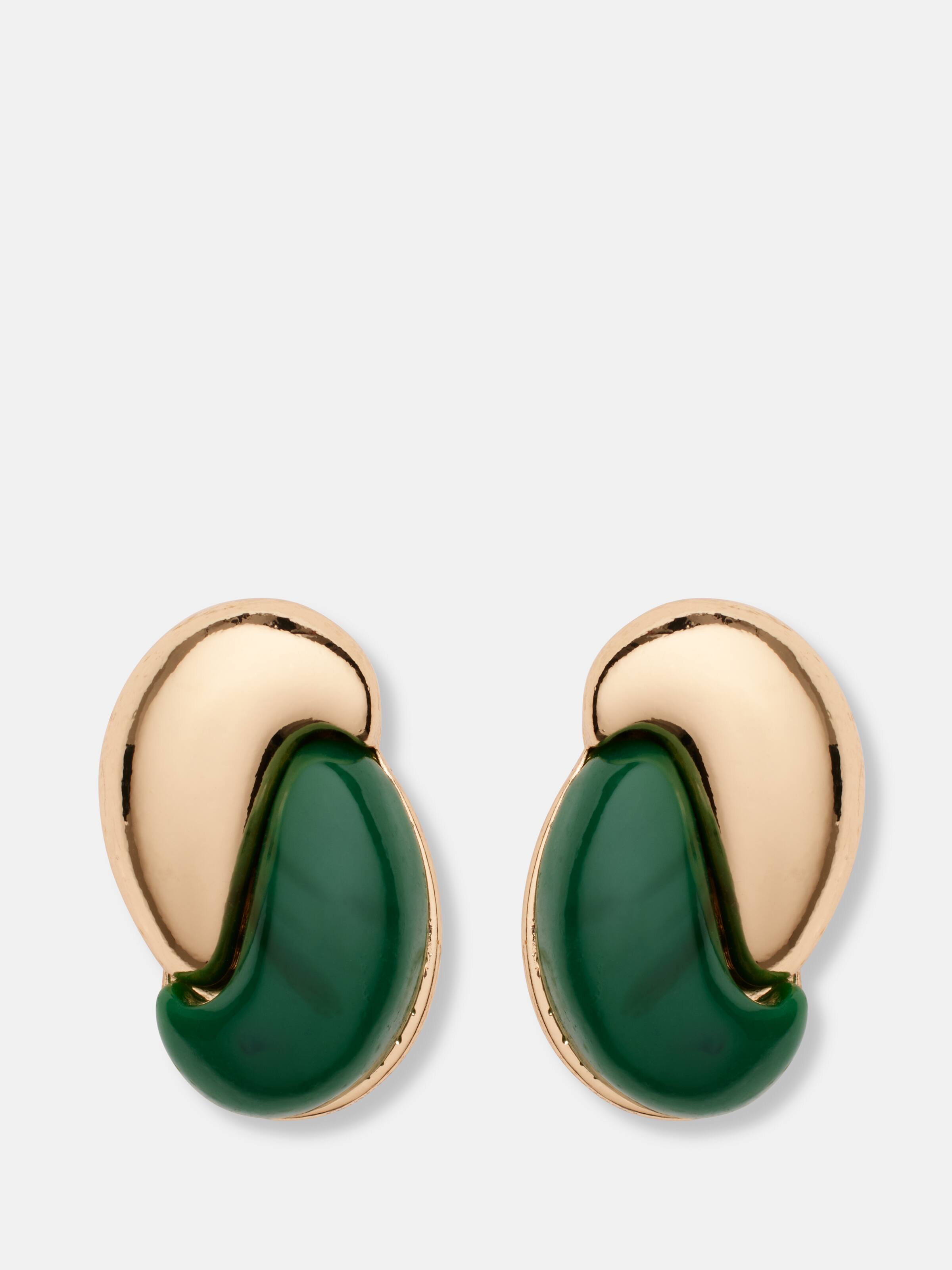 Sophie Twist Stud Enamel Earrings