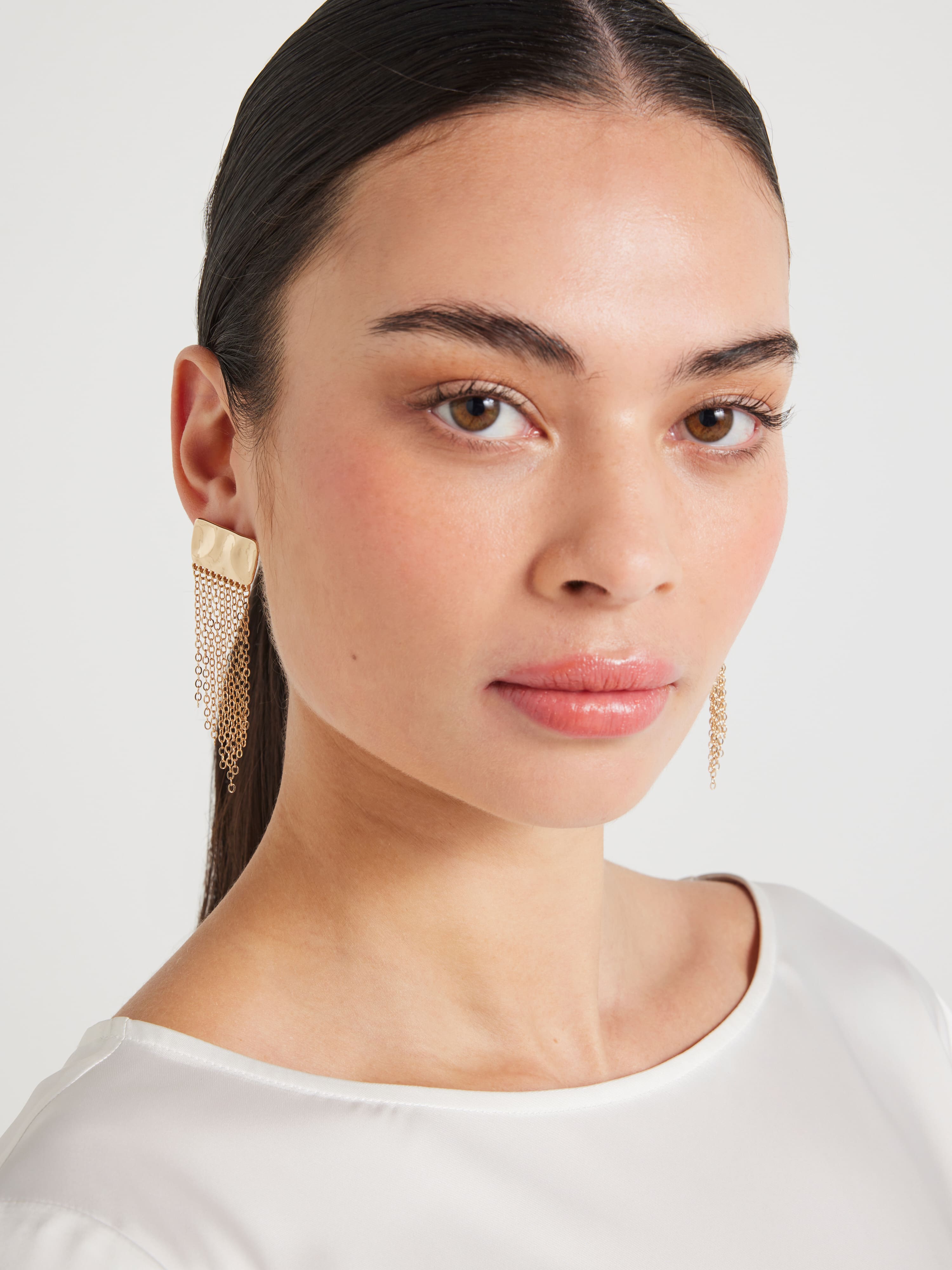 Bronte Statement Chain Earring