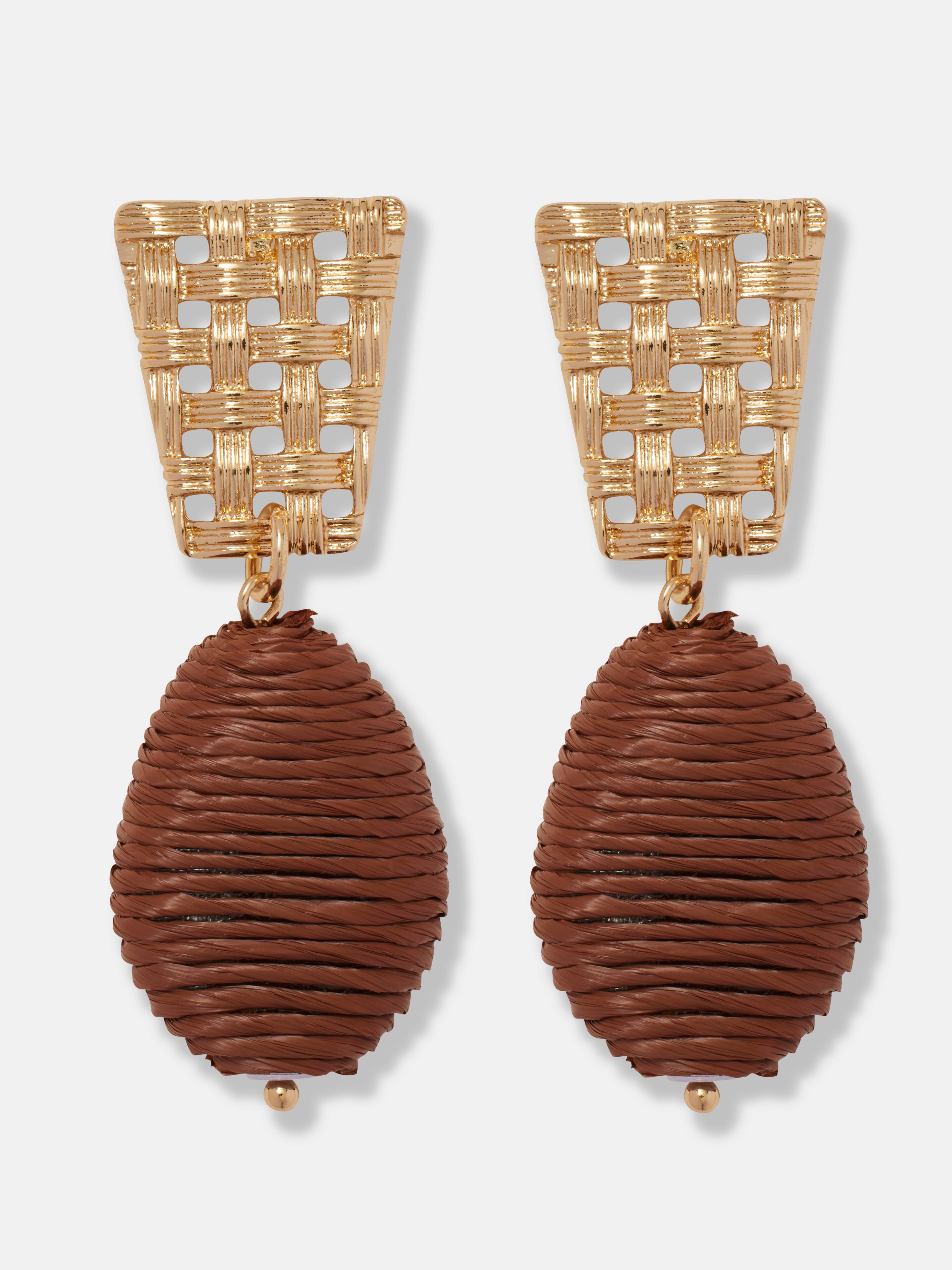 Summer Woven Statement Earring