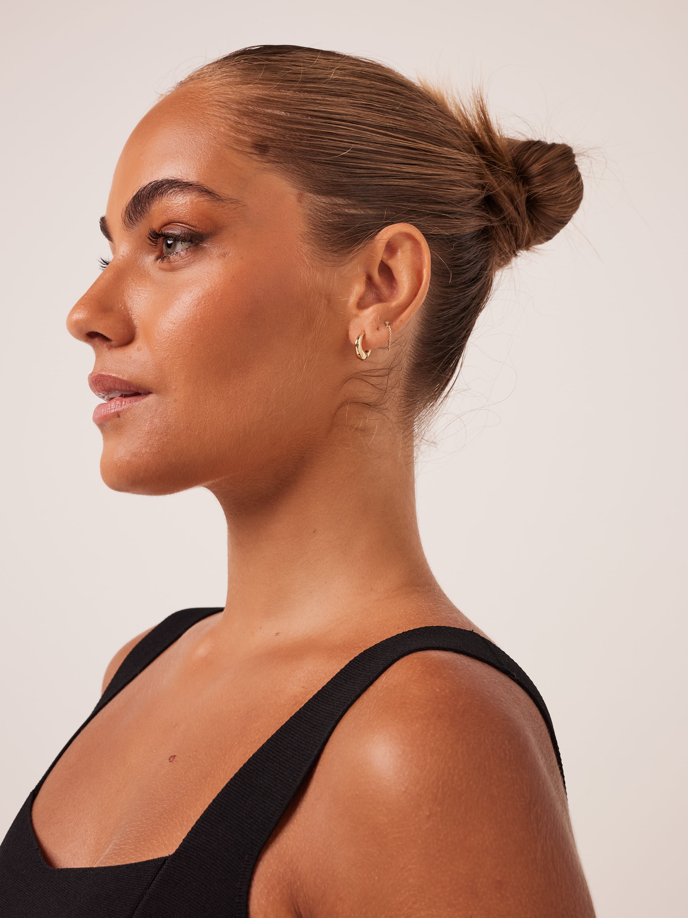 Sydney Huggie Hoop Earrings