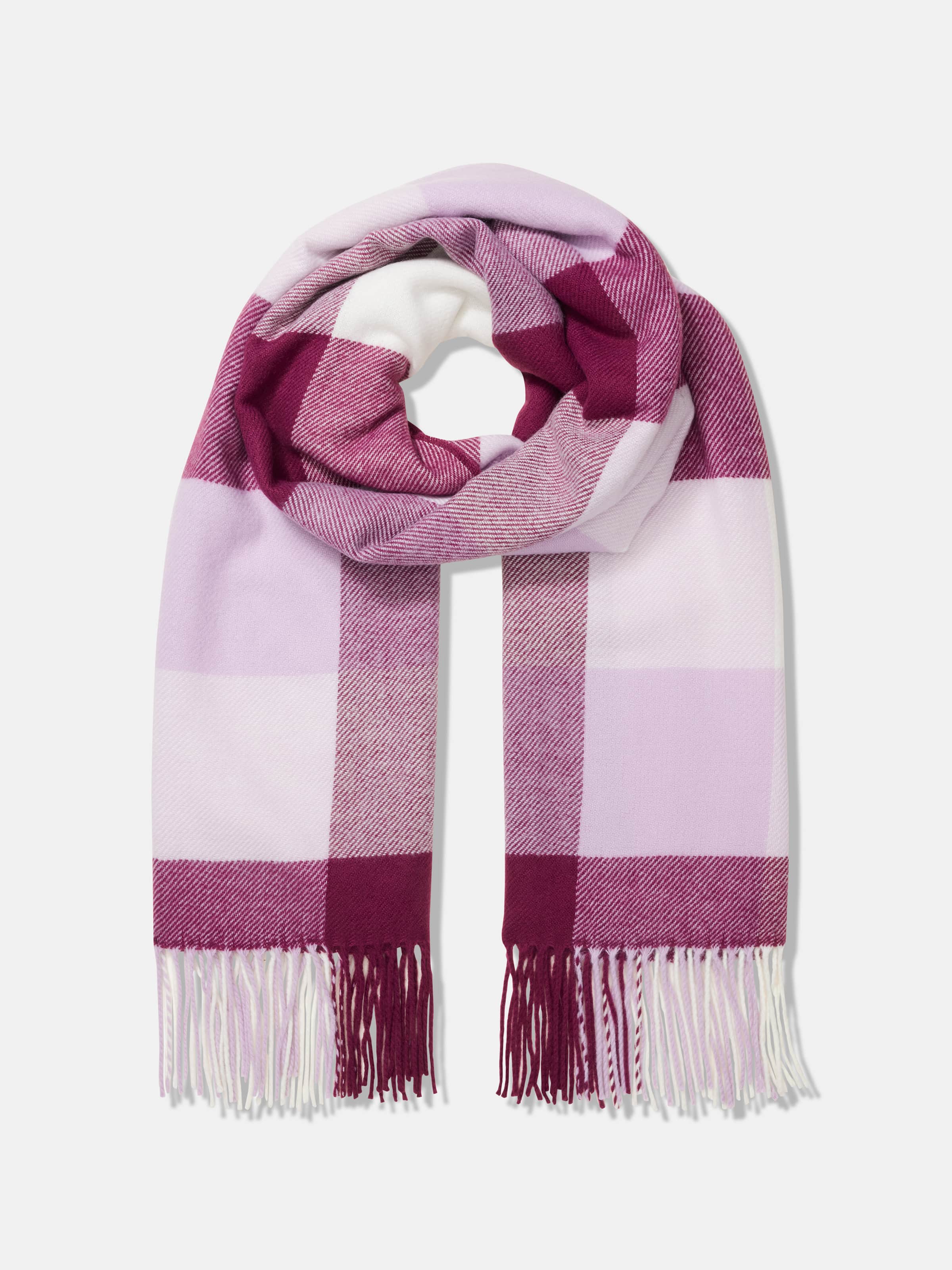 Large Check Scarf