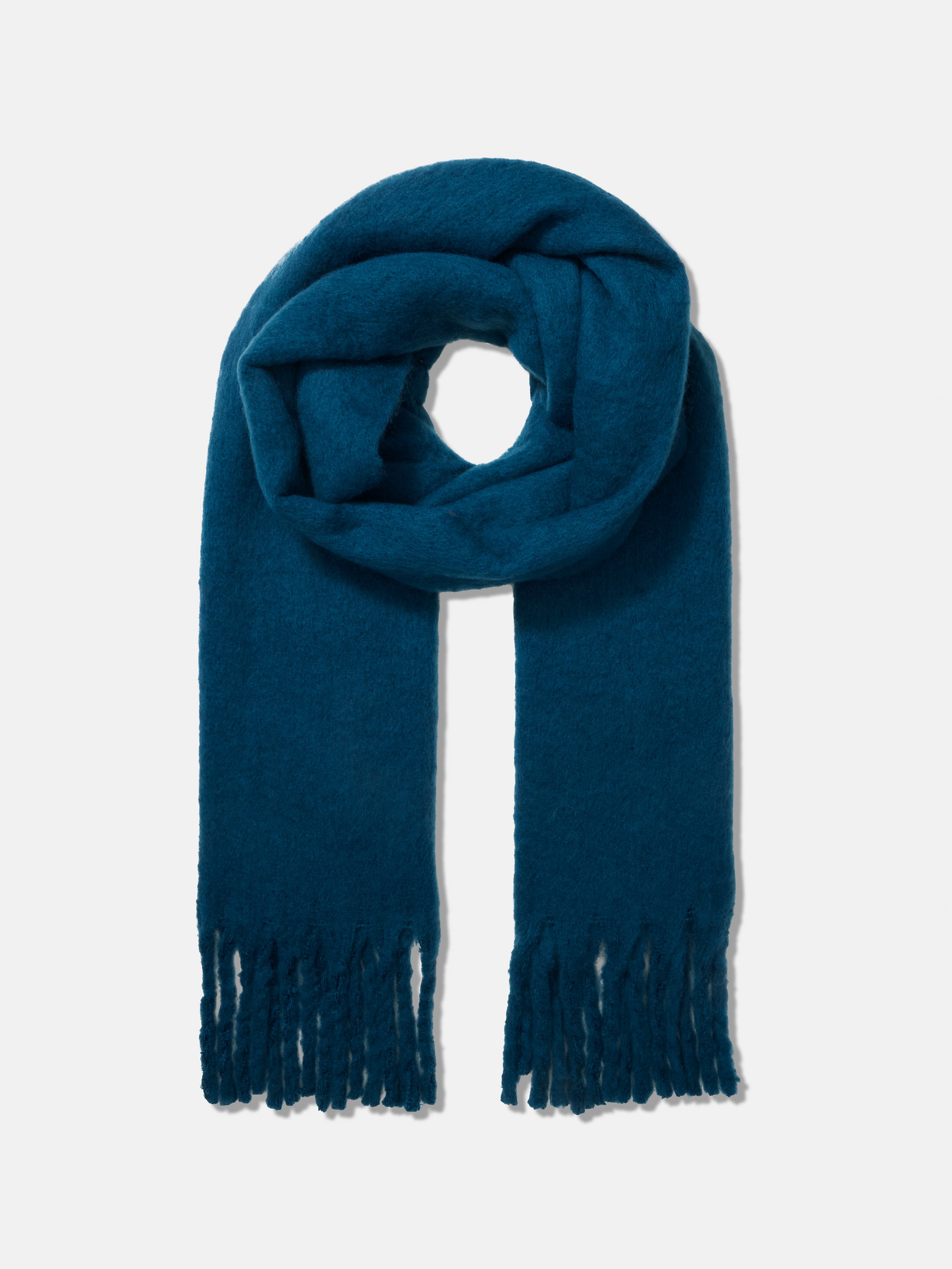 Solid Fluffy Scarf