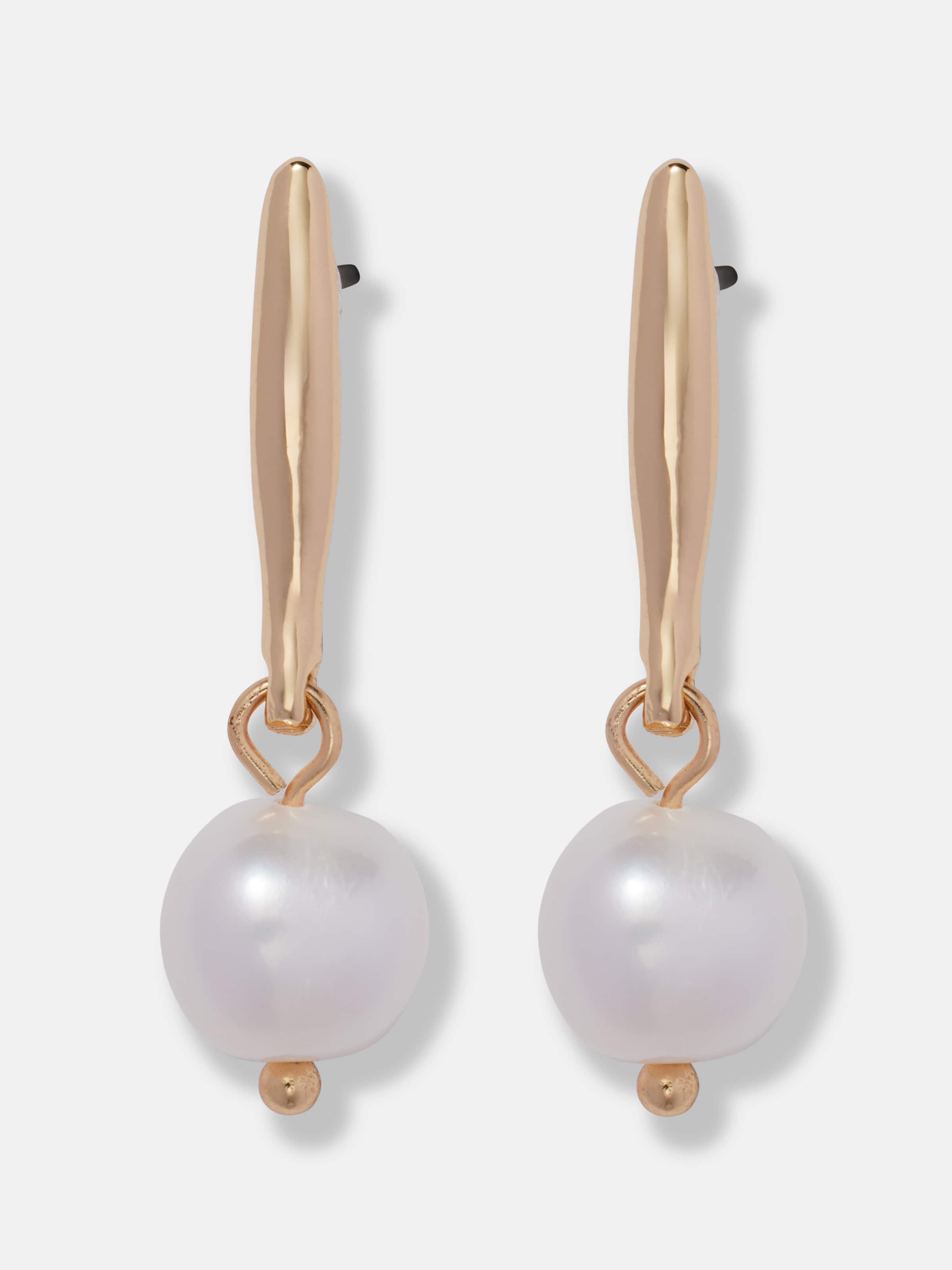Maria Pearl Post Drop Earrings