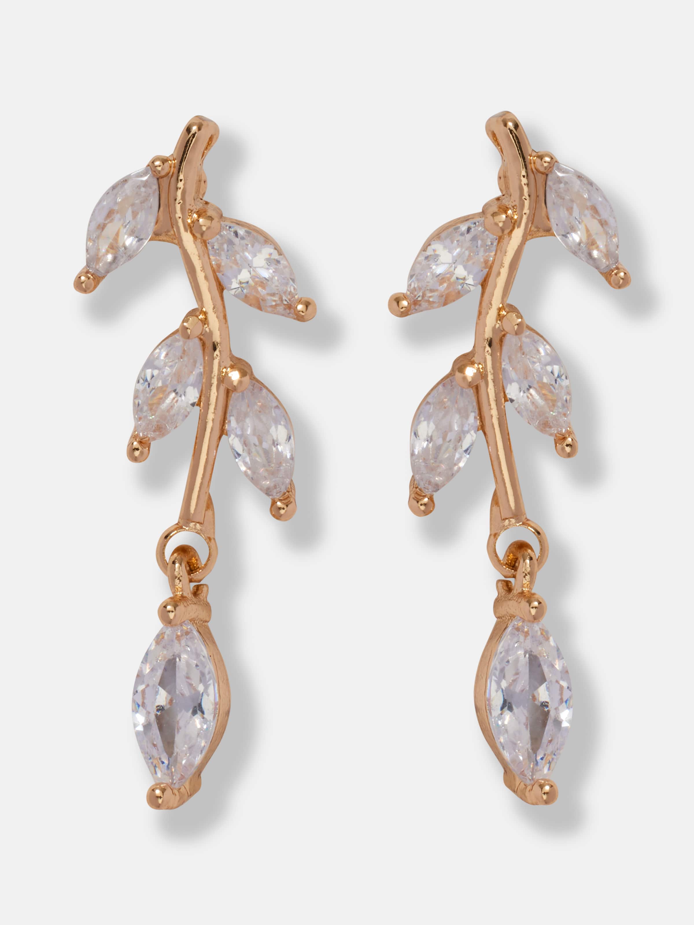 Misa Delicate Crystal Drop Earrings