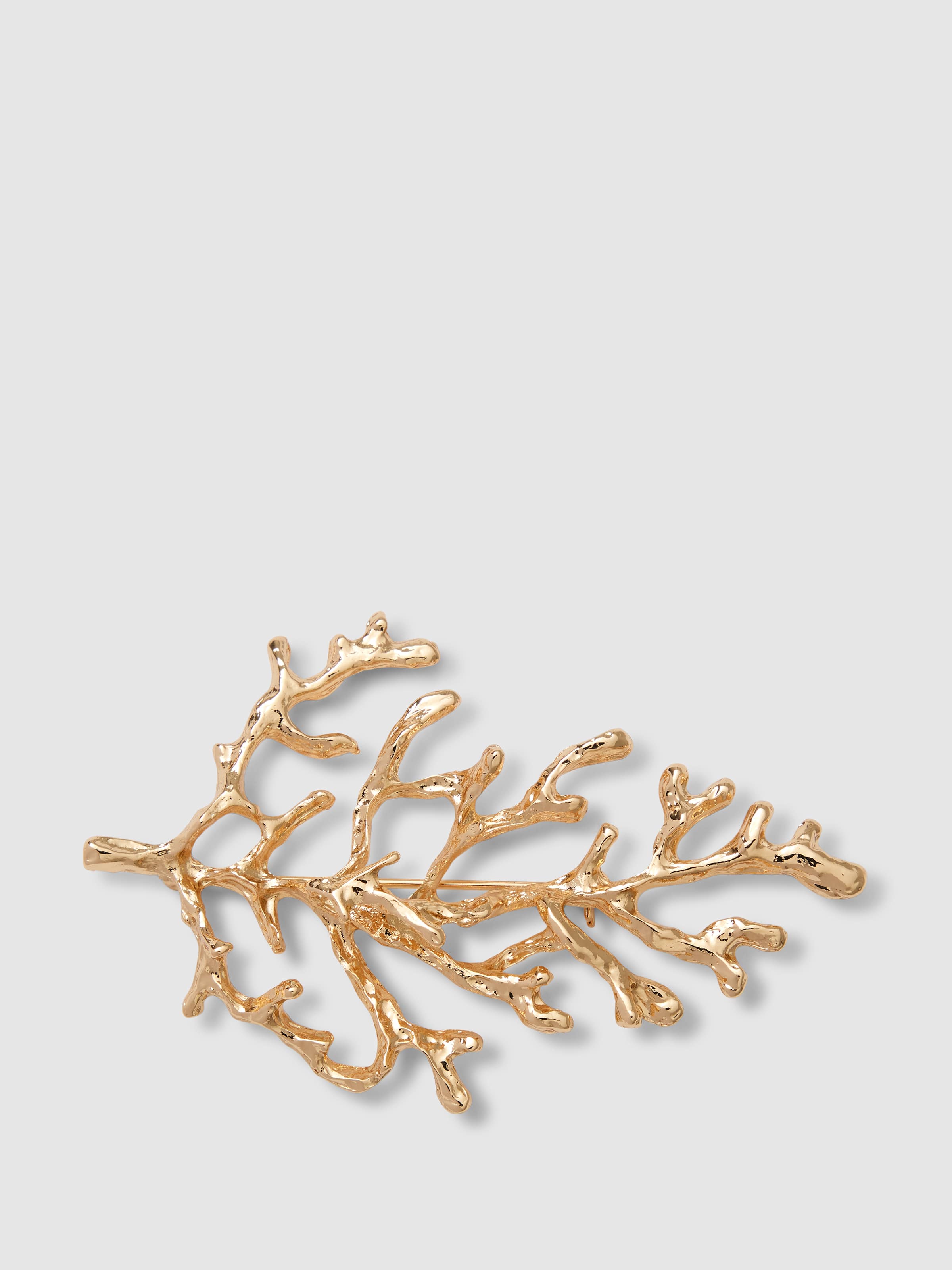 Organic Leaf Brooch