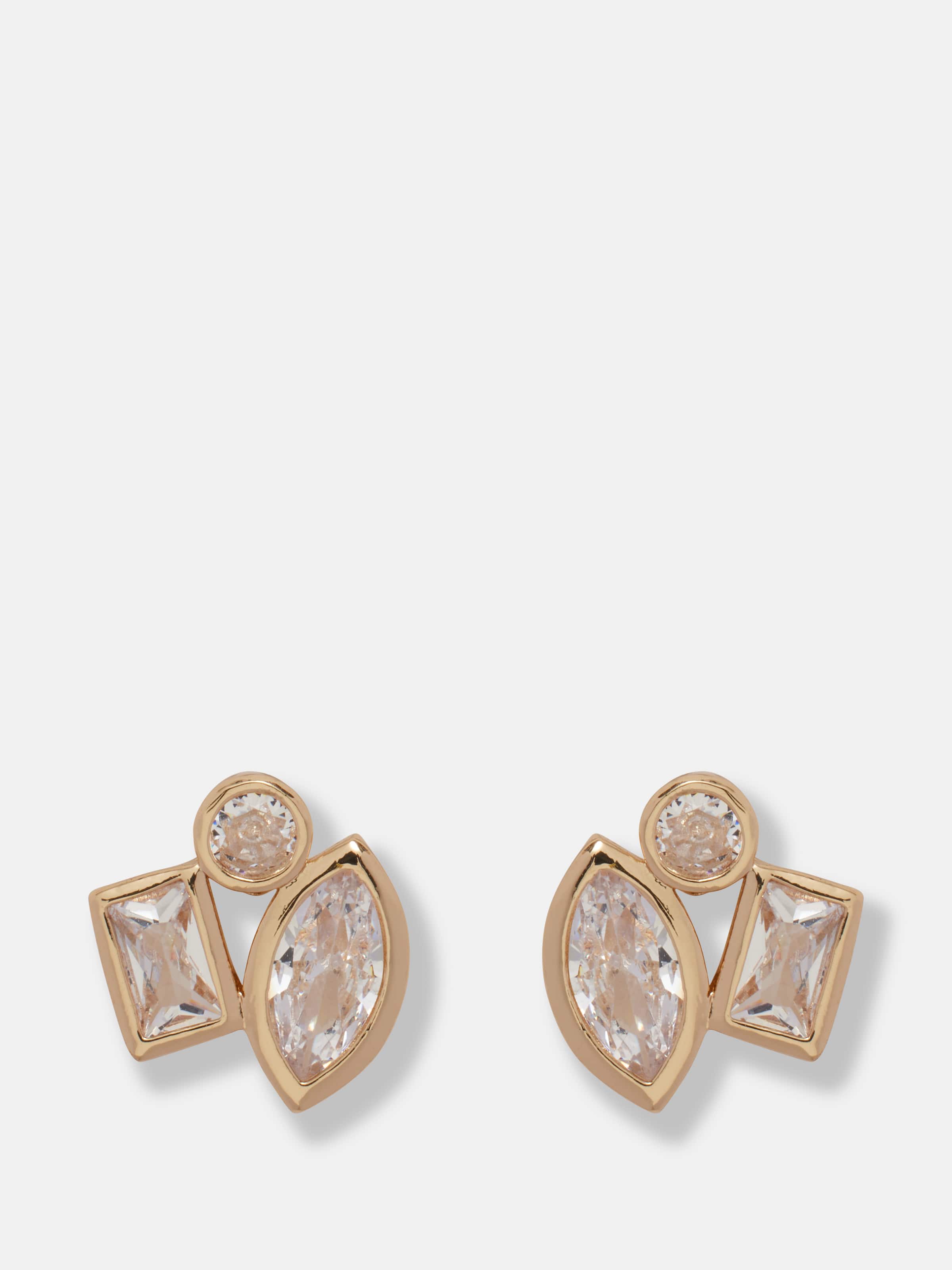 Lexi Crystal Trio Stud Earring