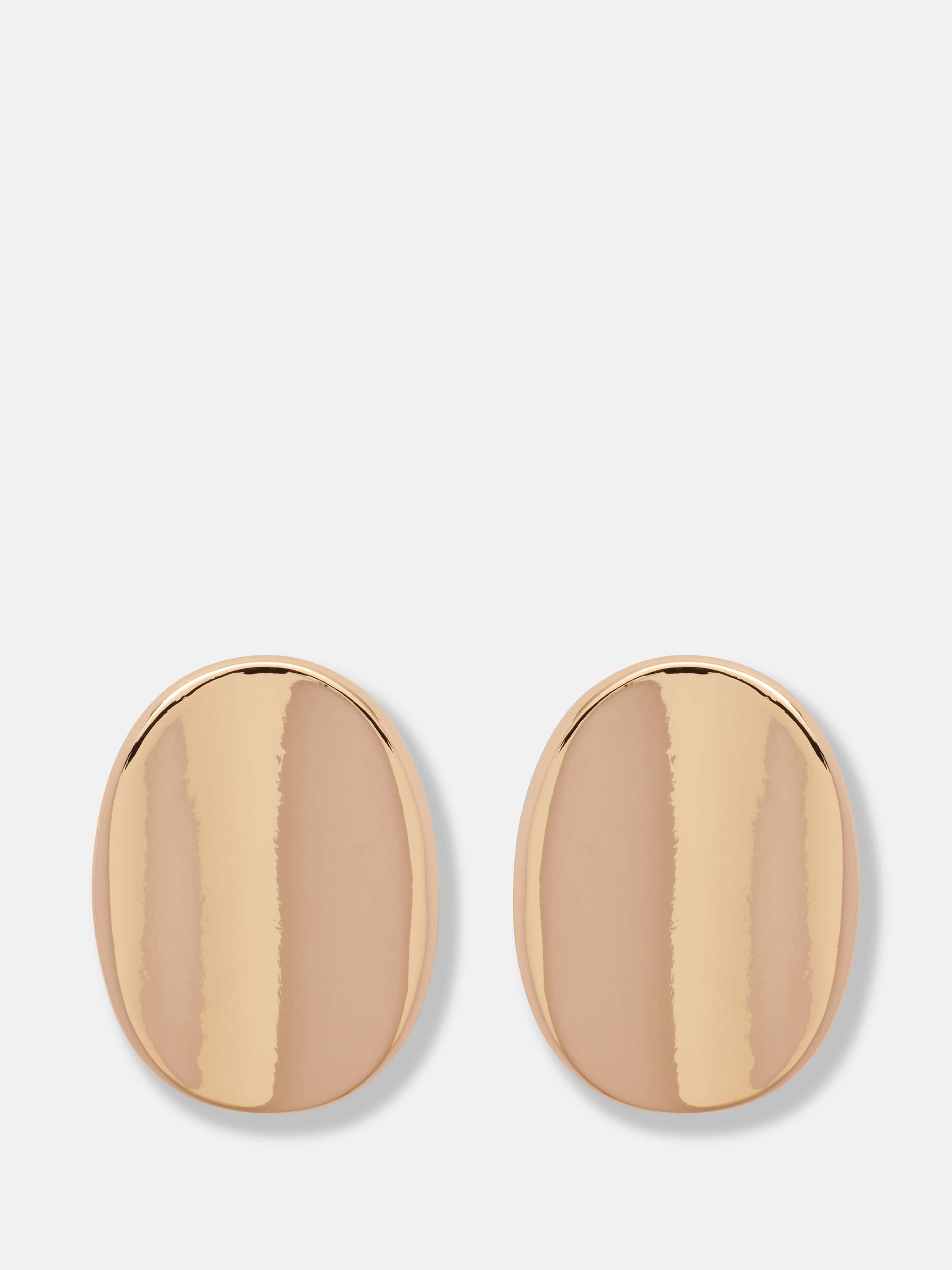 Amy Oval Oversized Stud Earrng