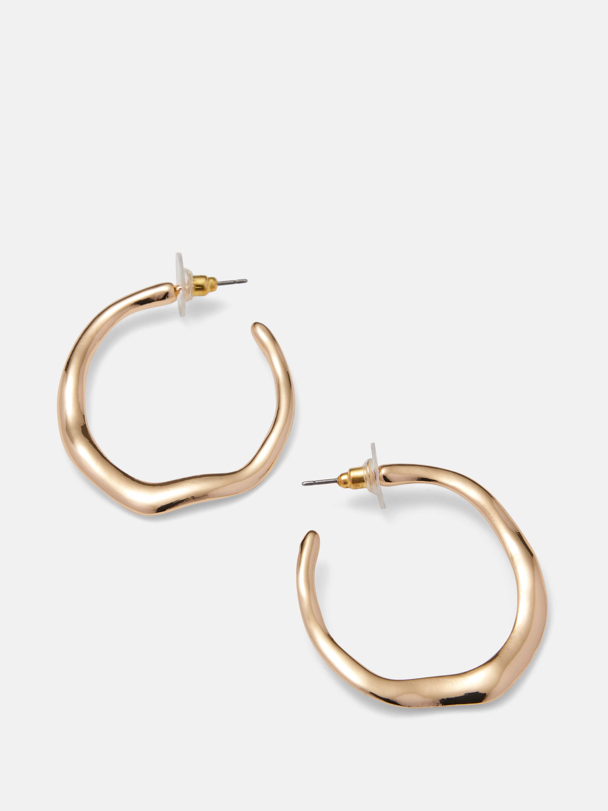 Mikayla Wavey Hoop Earrings